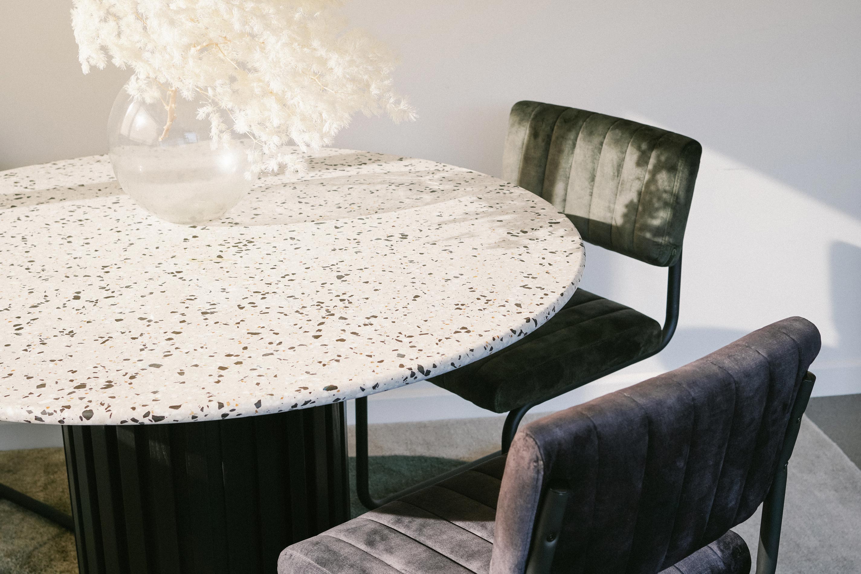 BLAKE DINING CHAIR | VELVET ANTHRACITE