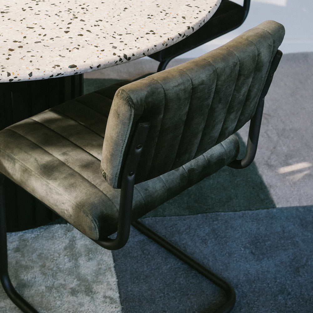 BLAKE DINING CHAIR | MOSS GREEN