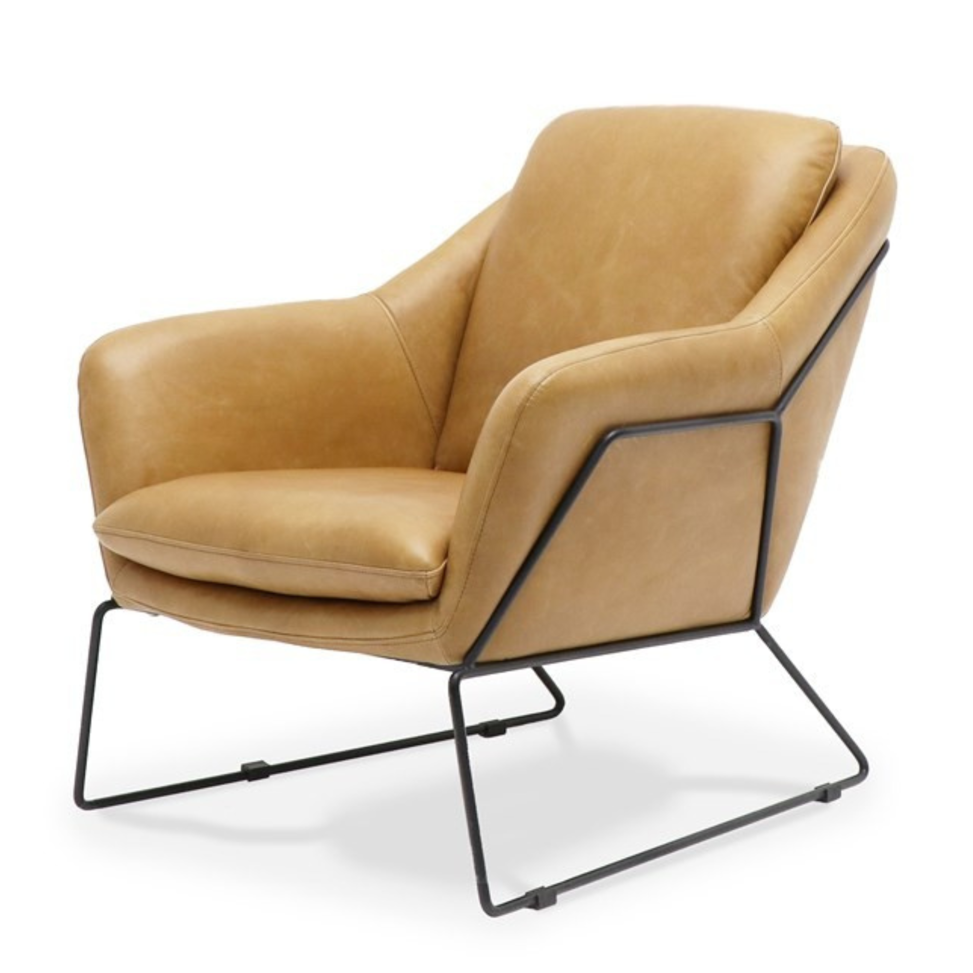 WORKSHOP LEATHER ARMCHAIR | TAN