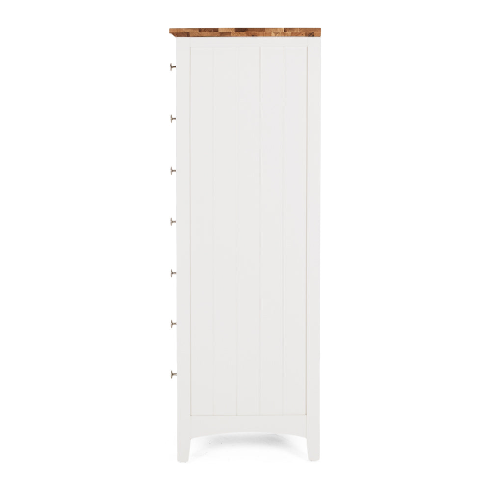 HELENA 7 DRAWER TOWER | SOLID OAK TOP