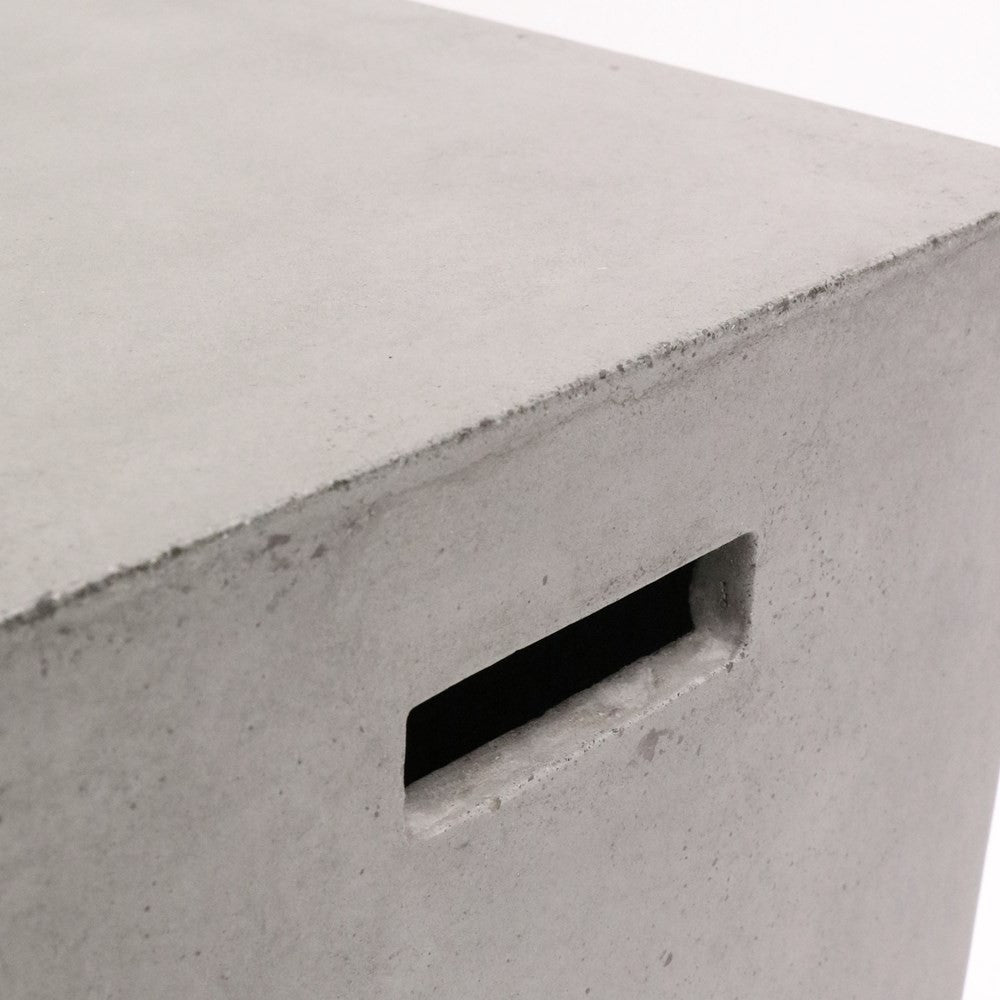 Concrete Rectangle Side Table | Grey