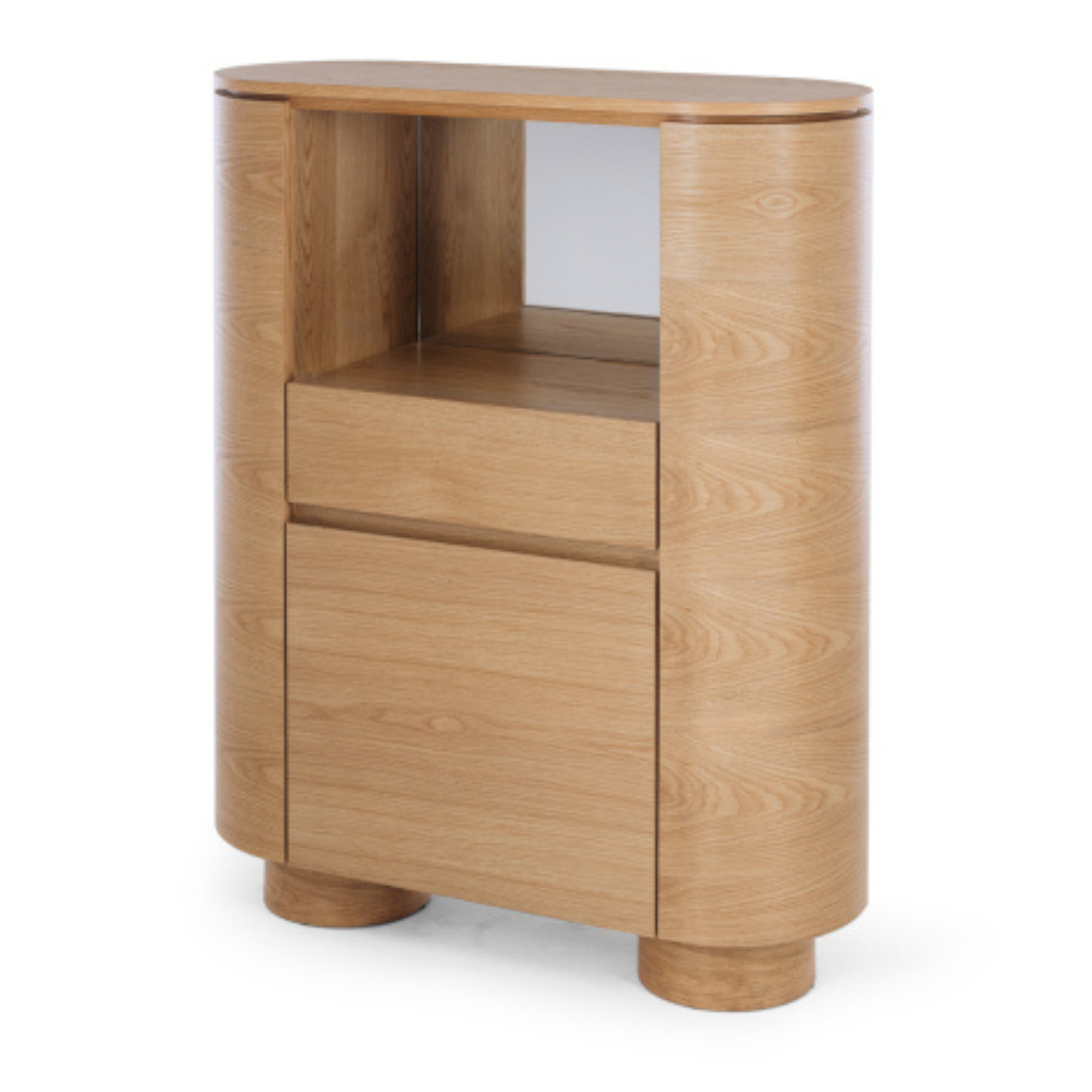 AKITA OAK BAR CABINET | OAK TOP