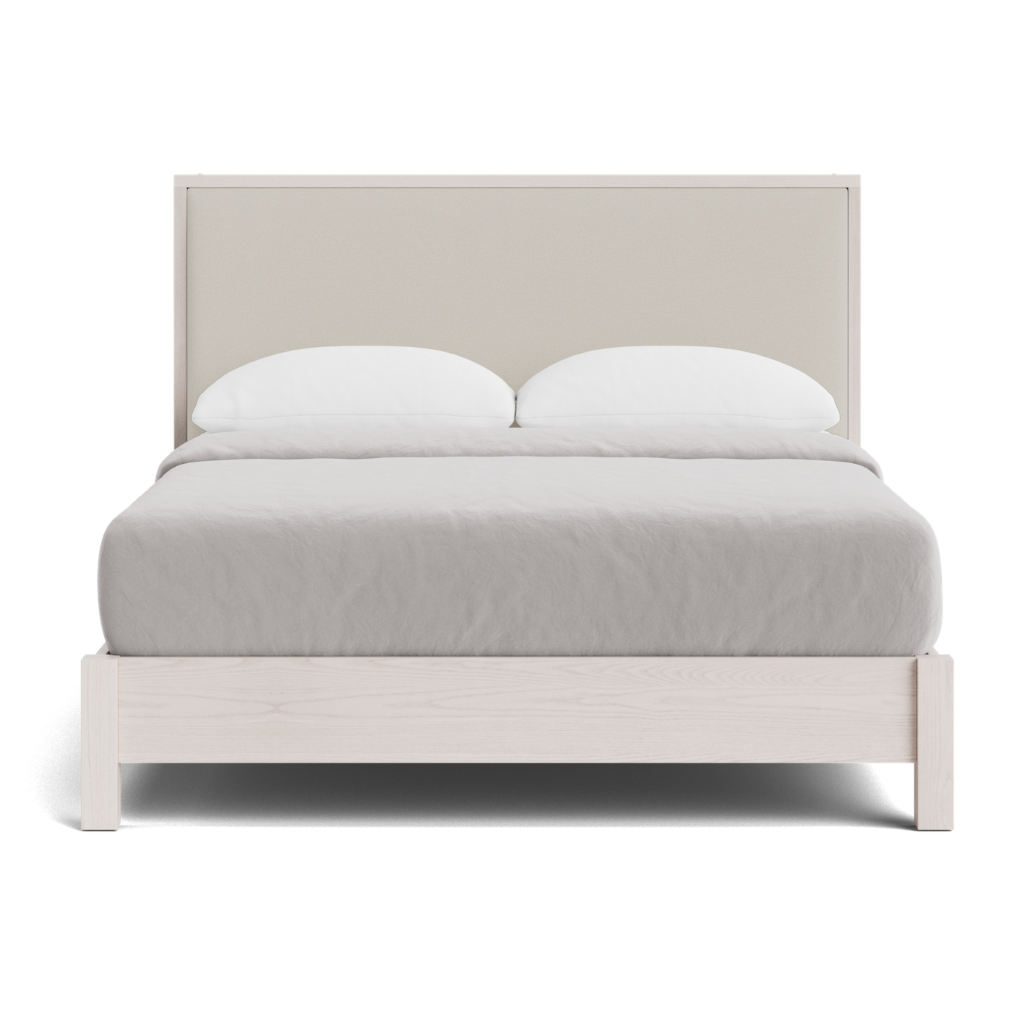 ANDES LOWFOOT SLAT BED WITH UPHOLSTERED HEADBOARD NZ MADE The Best Furniture Shop