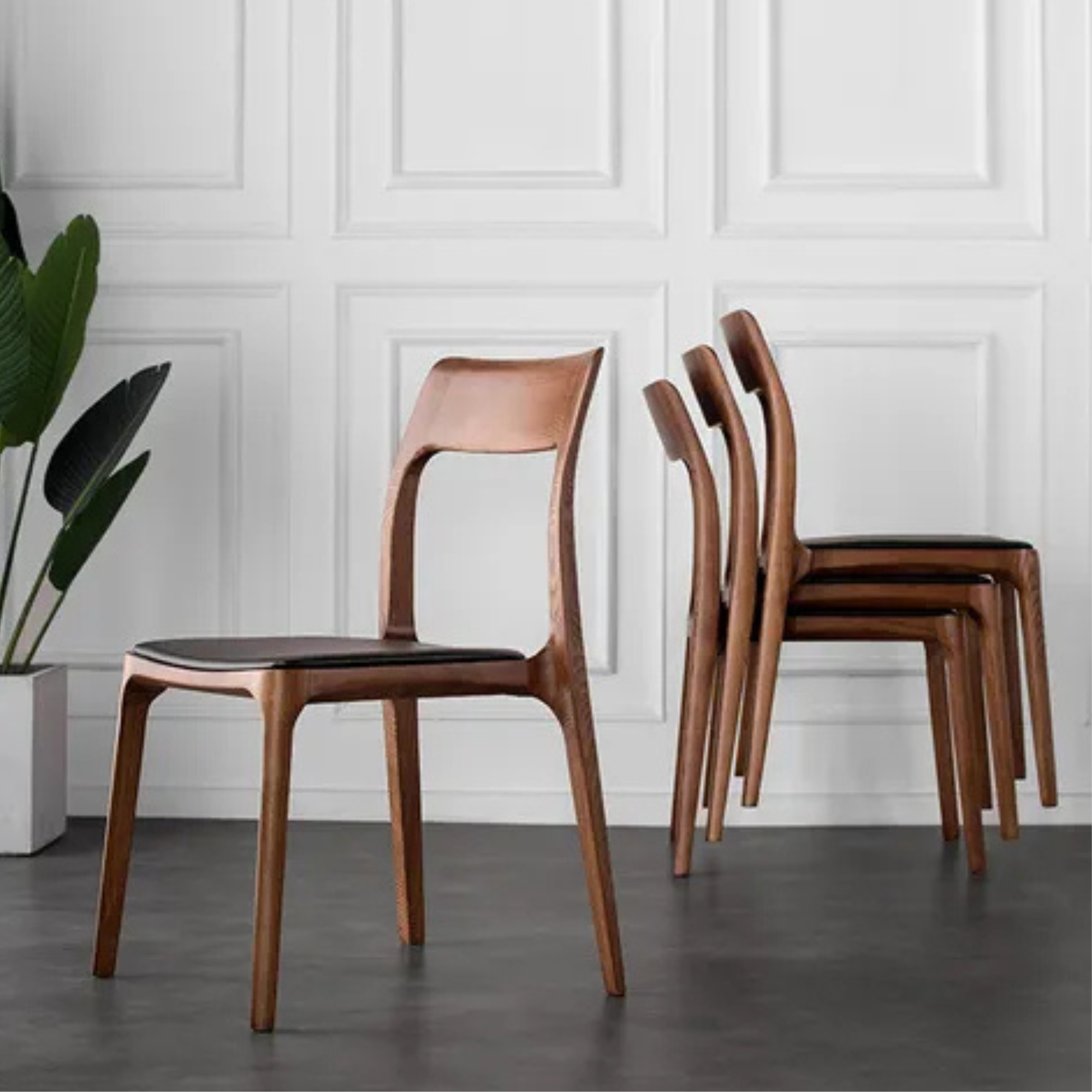 ASHTON DINING CHAIR | ASH & LEATHER