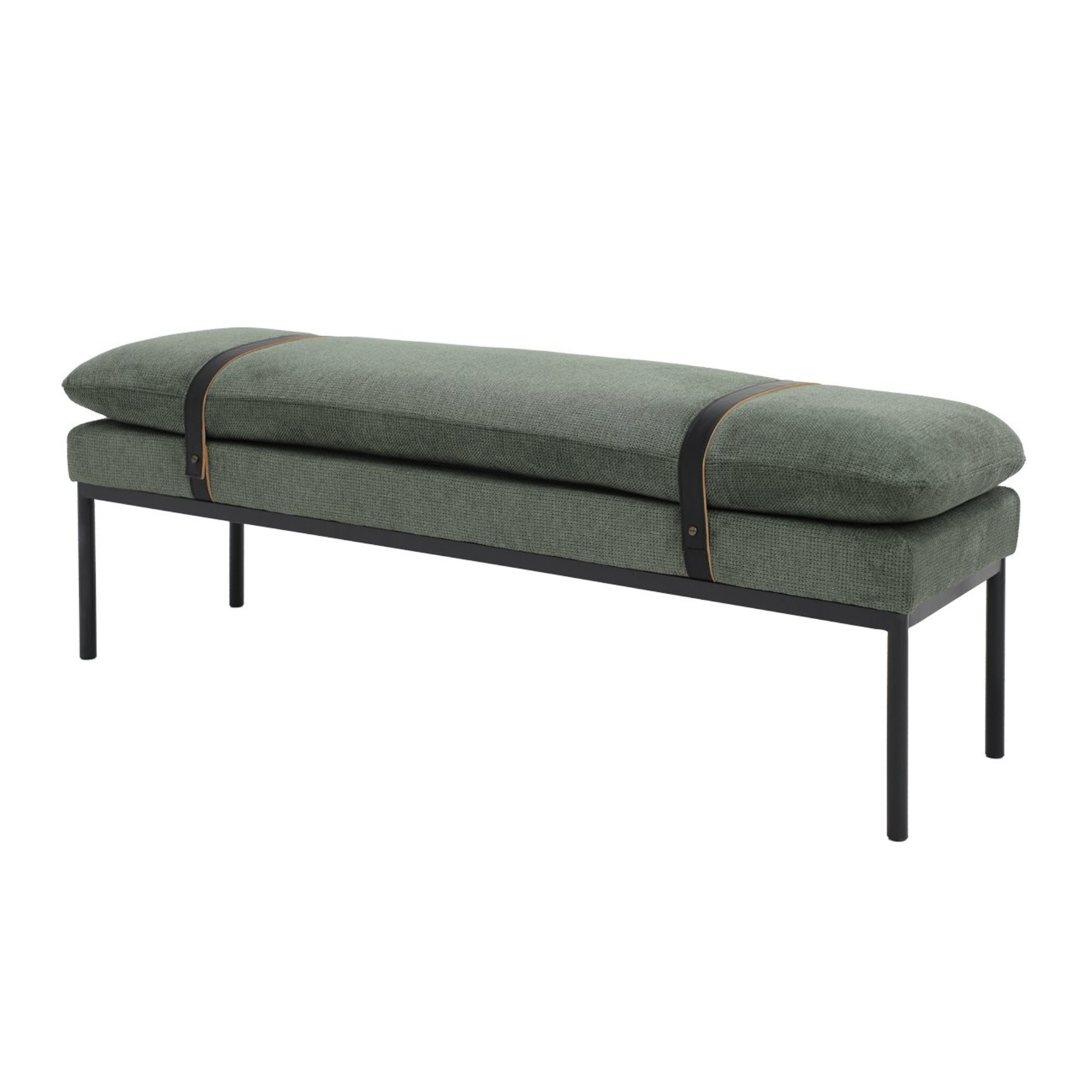 BAXTER FABRIC BENCH | SAGE