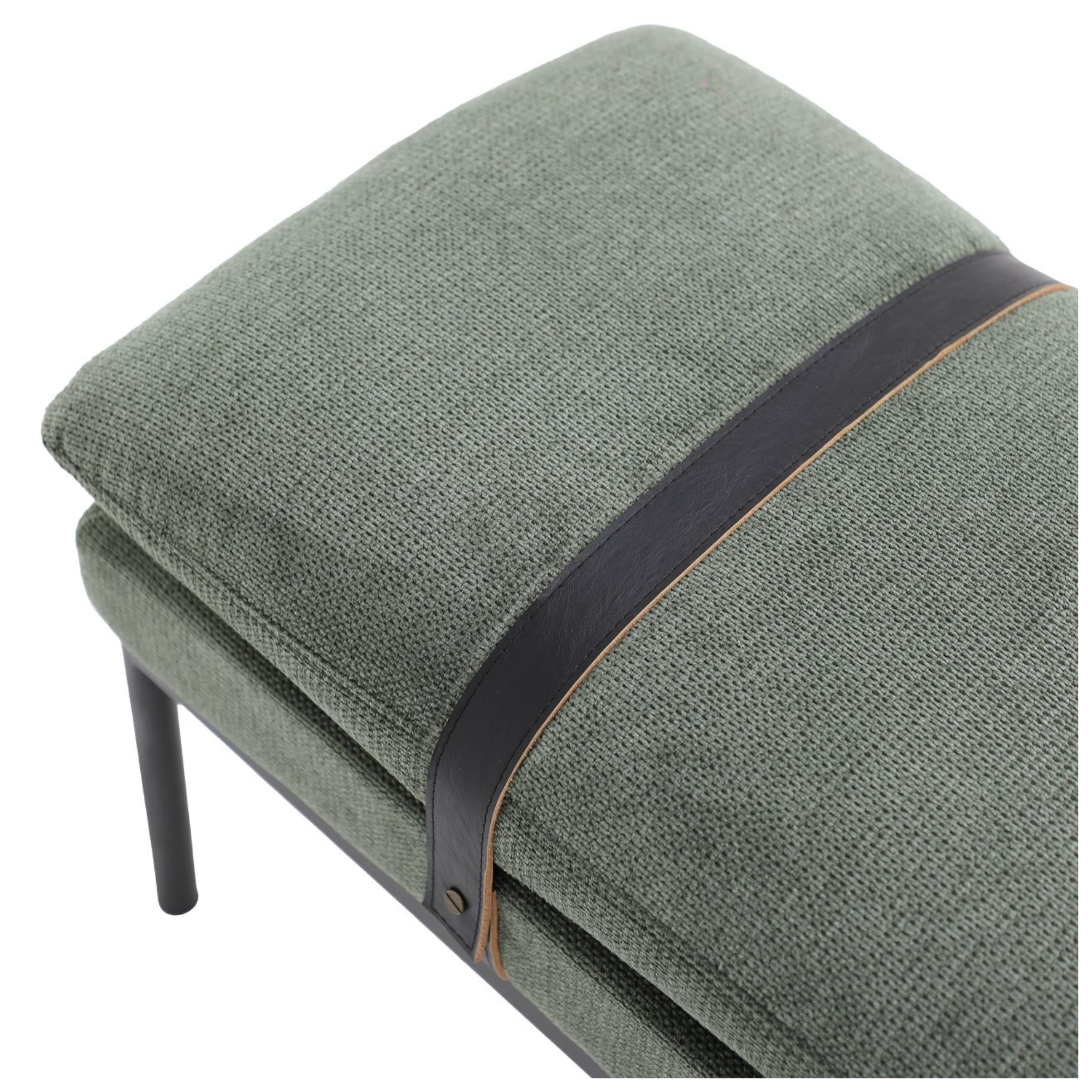 BAXTER FABRIC BENCH | SAGE
