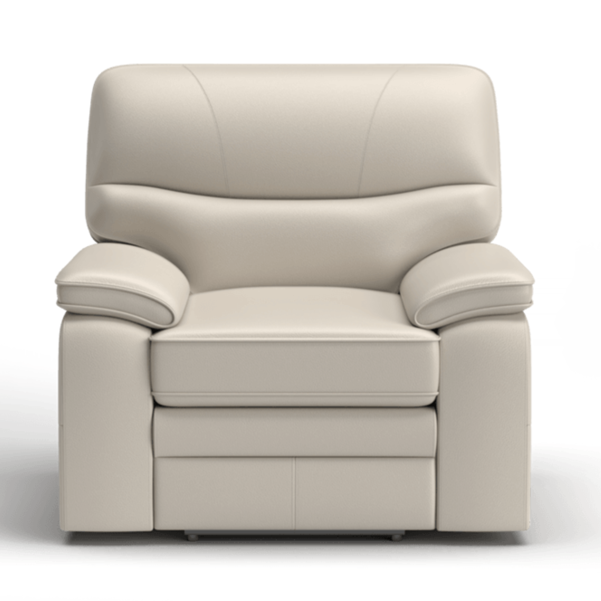 BAXTER LEATHER ELECTRIC RECLINER | GREY