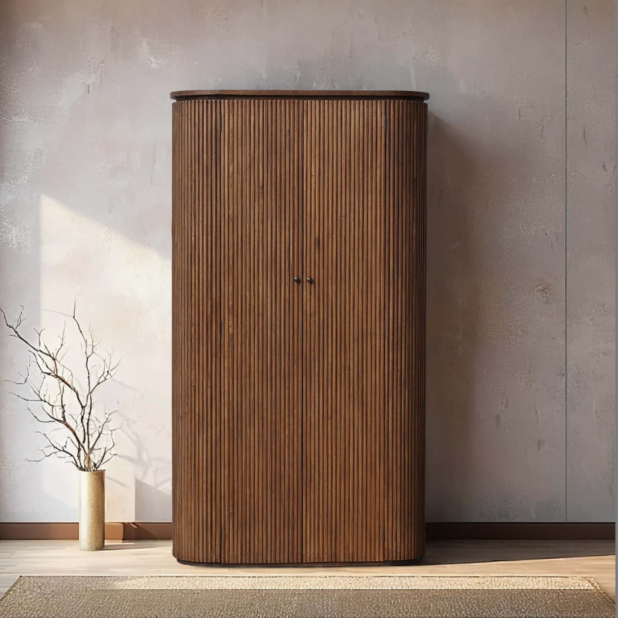 BERNARD OLD ELM STORAGE CABINET