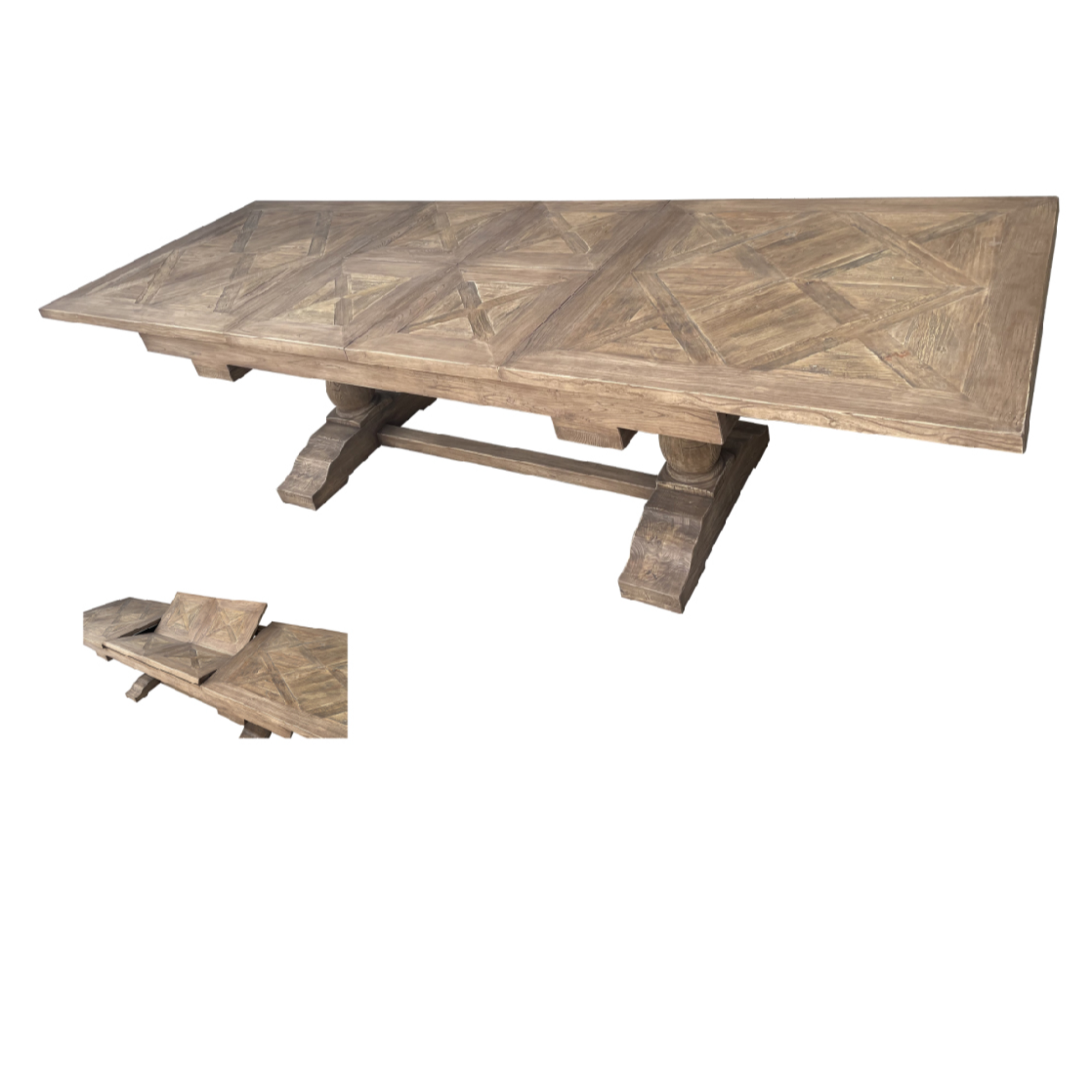 BERNARD OLD ELM BUTTERFLY EXTENSION TABLE