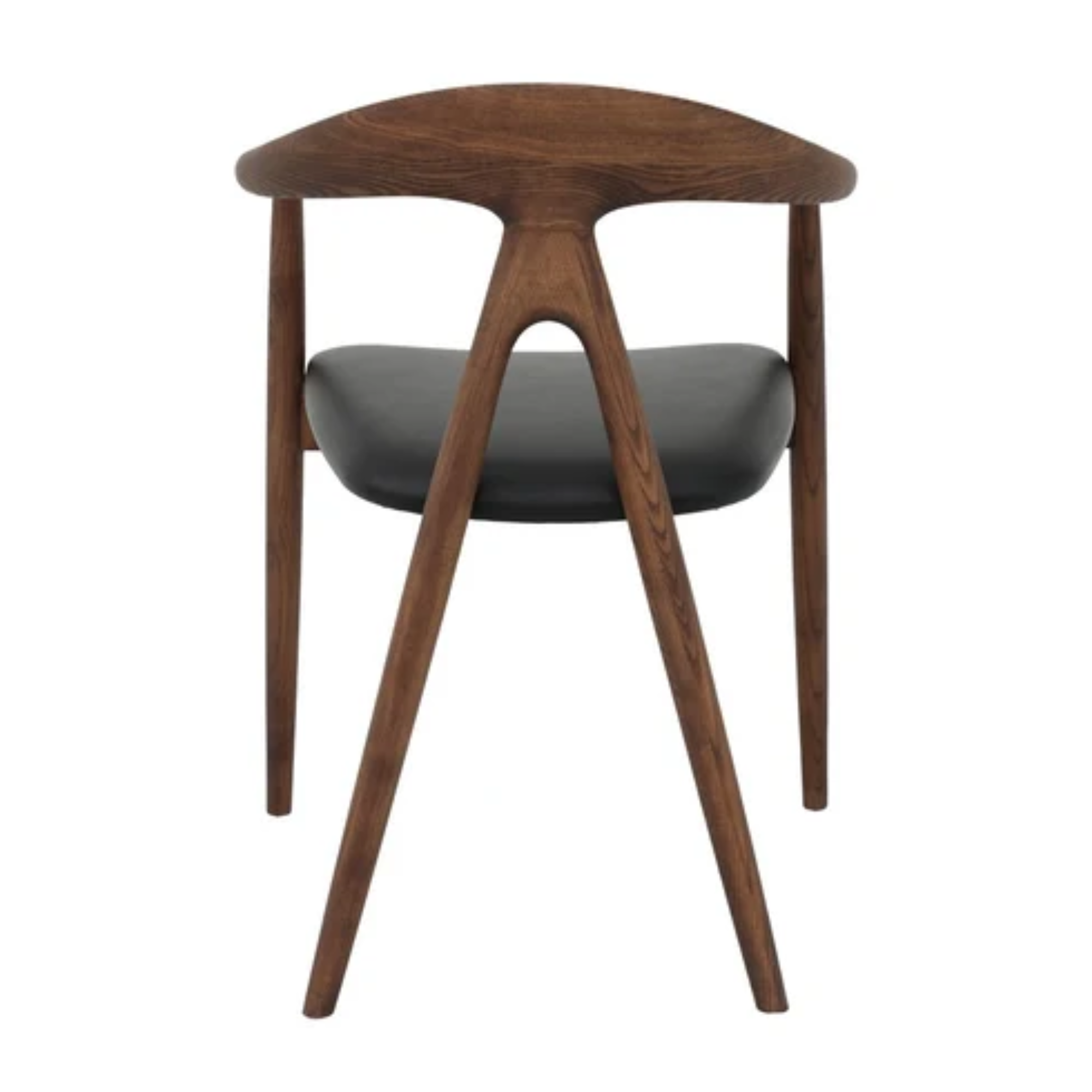 Bodo Dining Chair | Ash Walnut Frame | Leather Seat