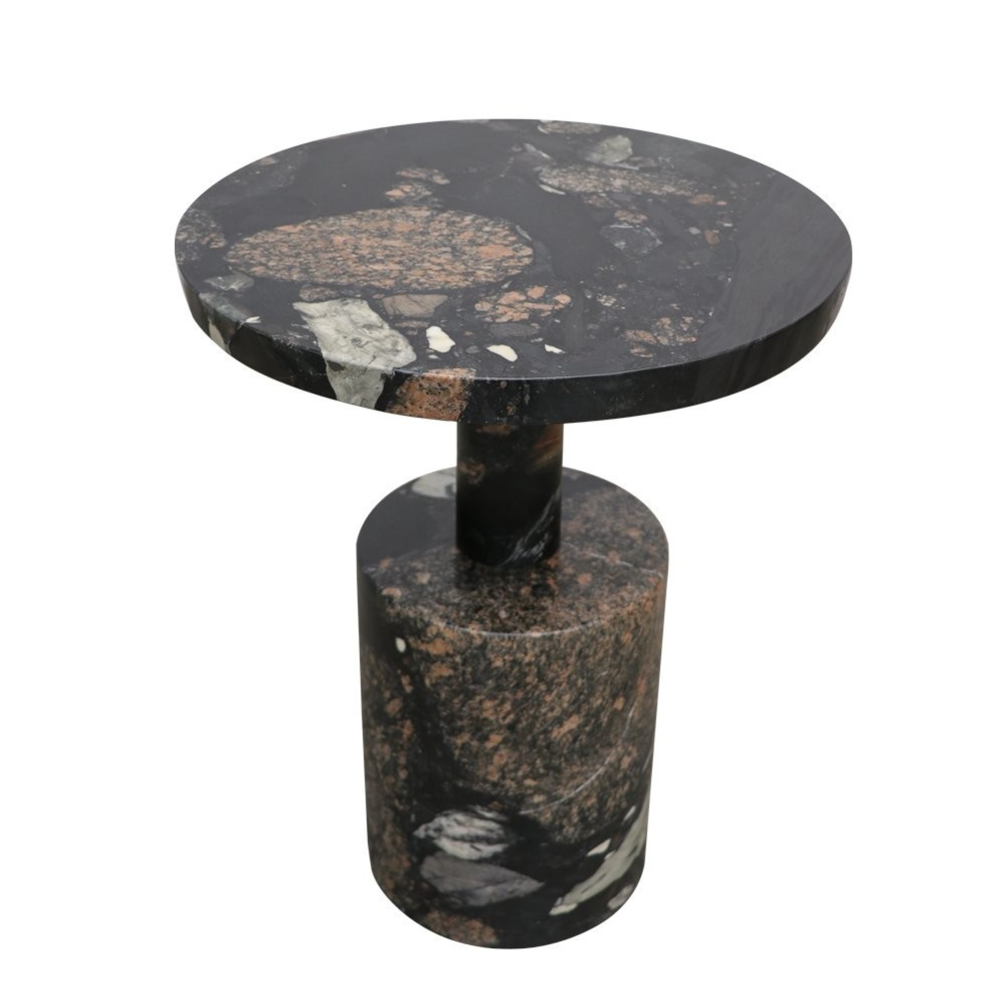 BORACAY MARBLE SIDE TABLE | PEBBLE