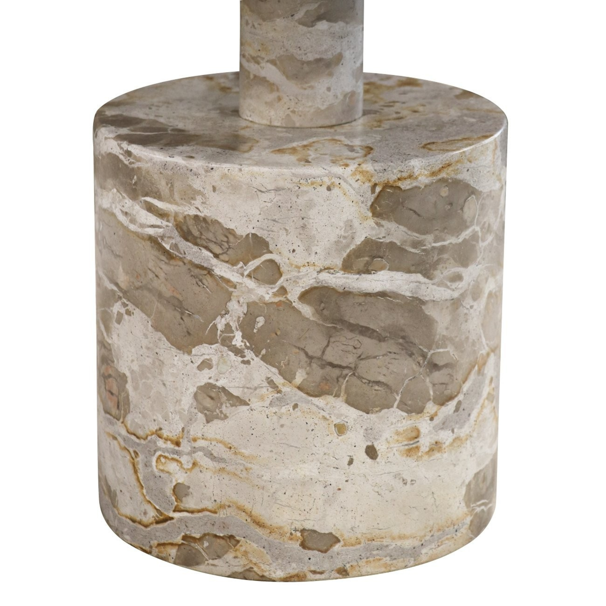 BORACAY MARBLE SIDE TABLE | BEIGE