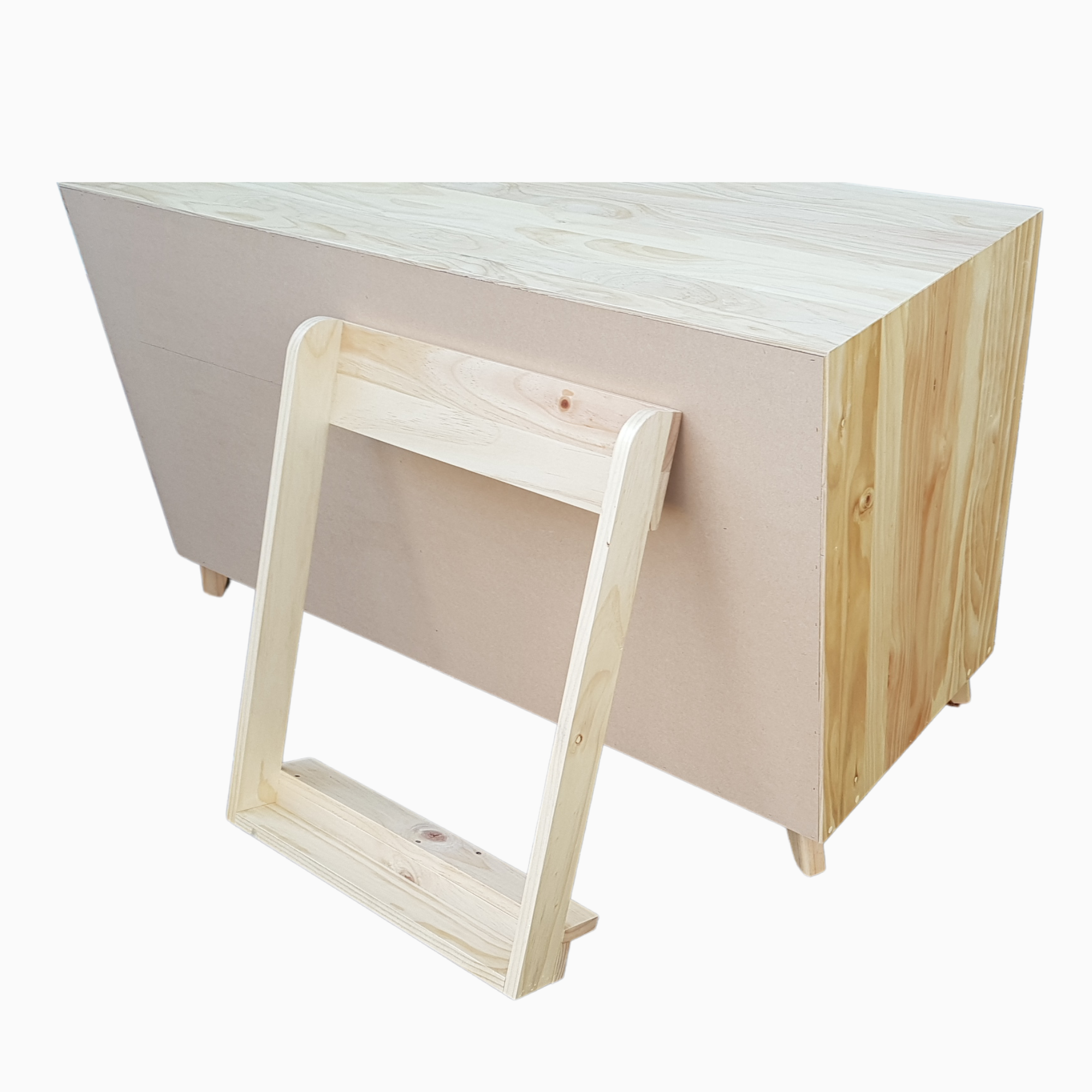 BRIMAR SOLID TIMBER 4 DRAWER LOWBOY WITH A DETACHABLE CHANGING TABLE