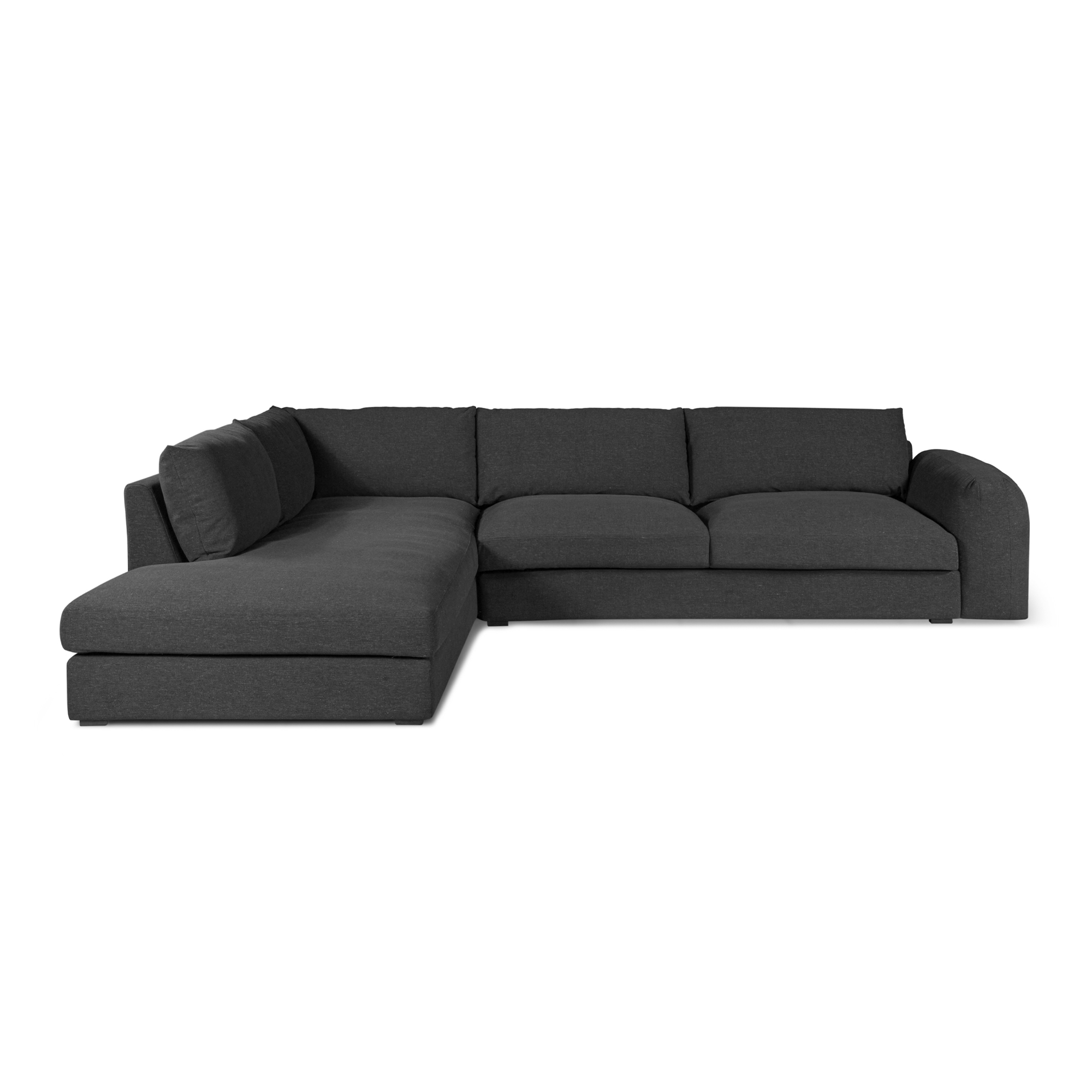 JUNO LEFT CHAISE | DARK SHADOW