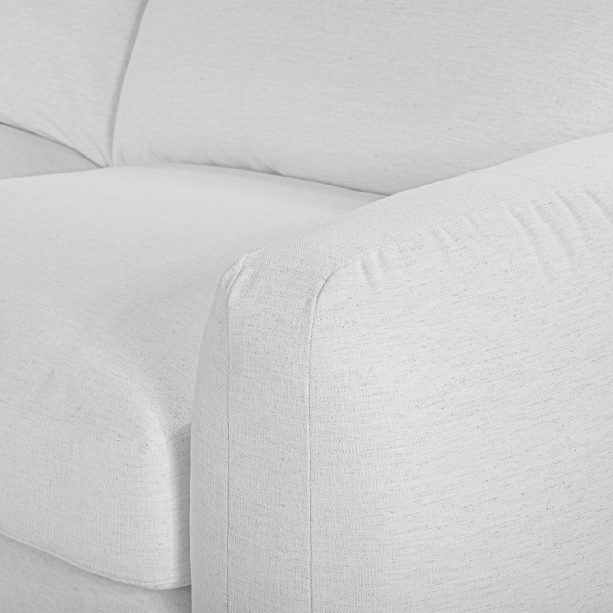 JUNO LEFT CHAISE | SPECKLE WHITE