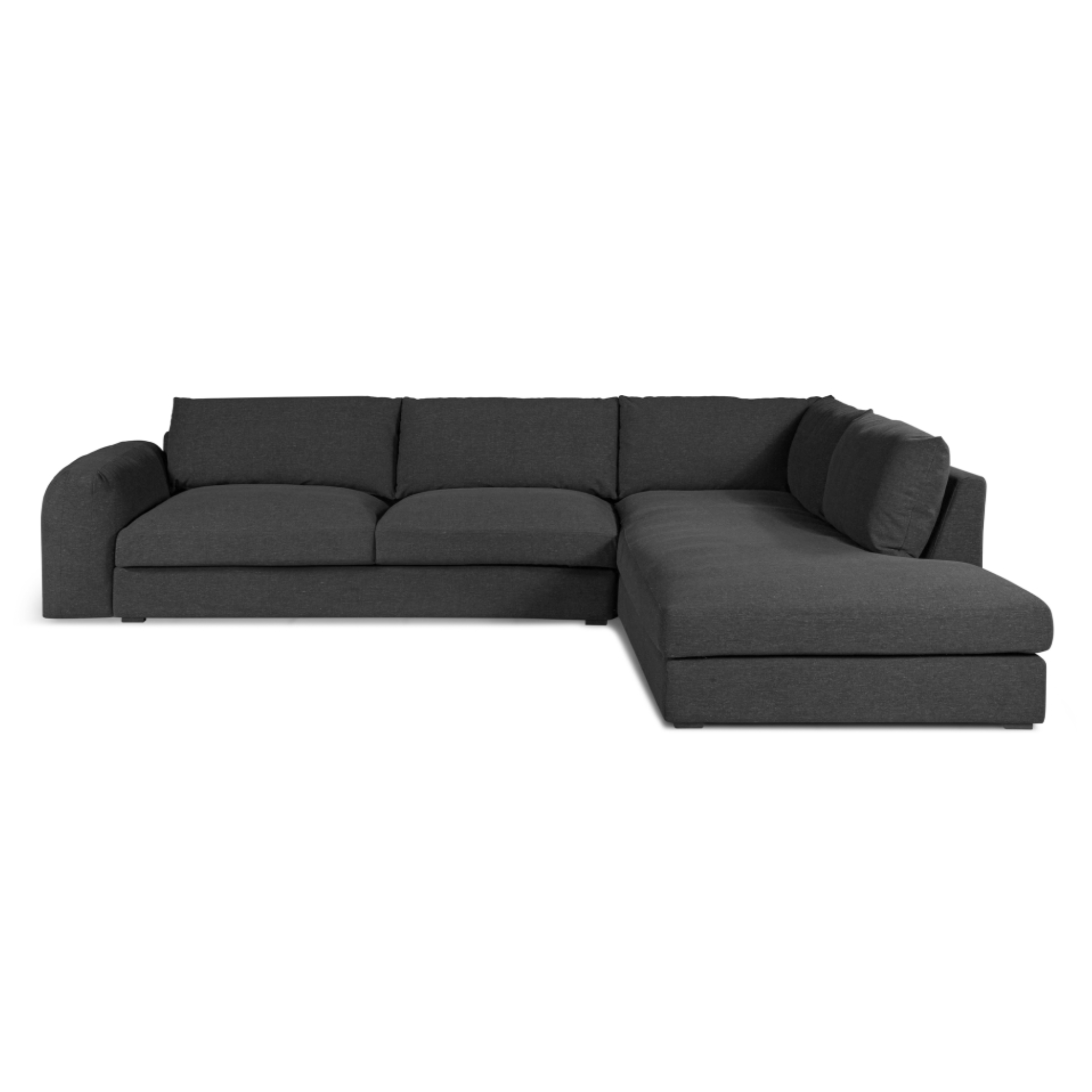 JUNO RIGHT CHAISE | DARK SHADOW