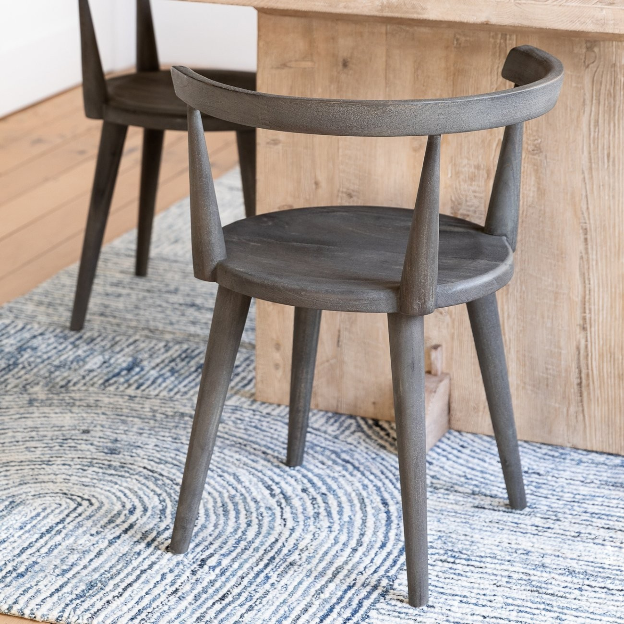 COLTON DINING CHAIR - SMOKED OAK