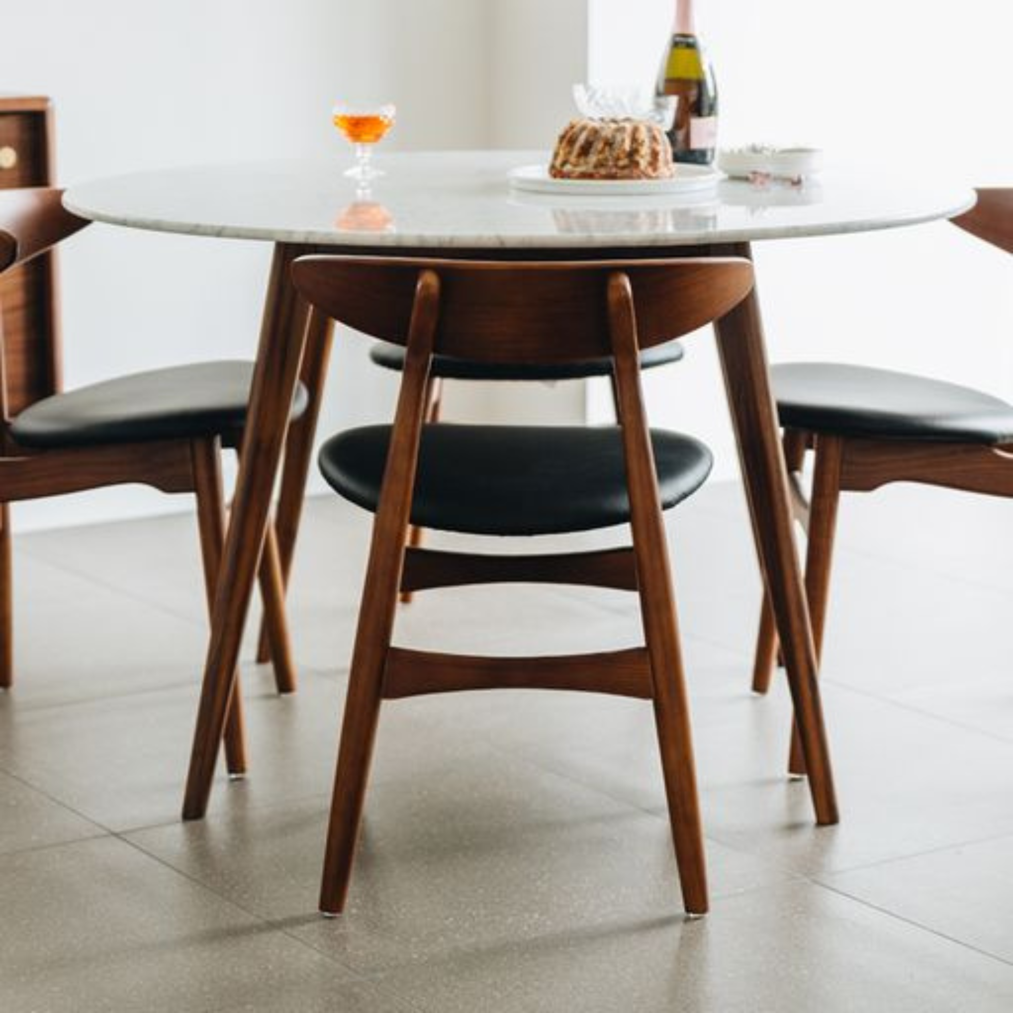 RADIUS 1.2M MARBLE DINING TABLE