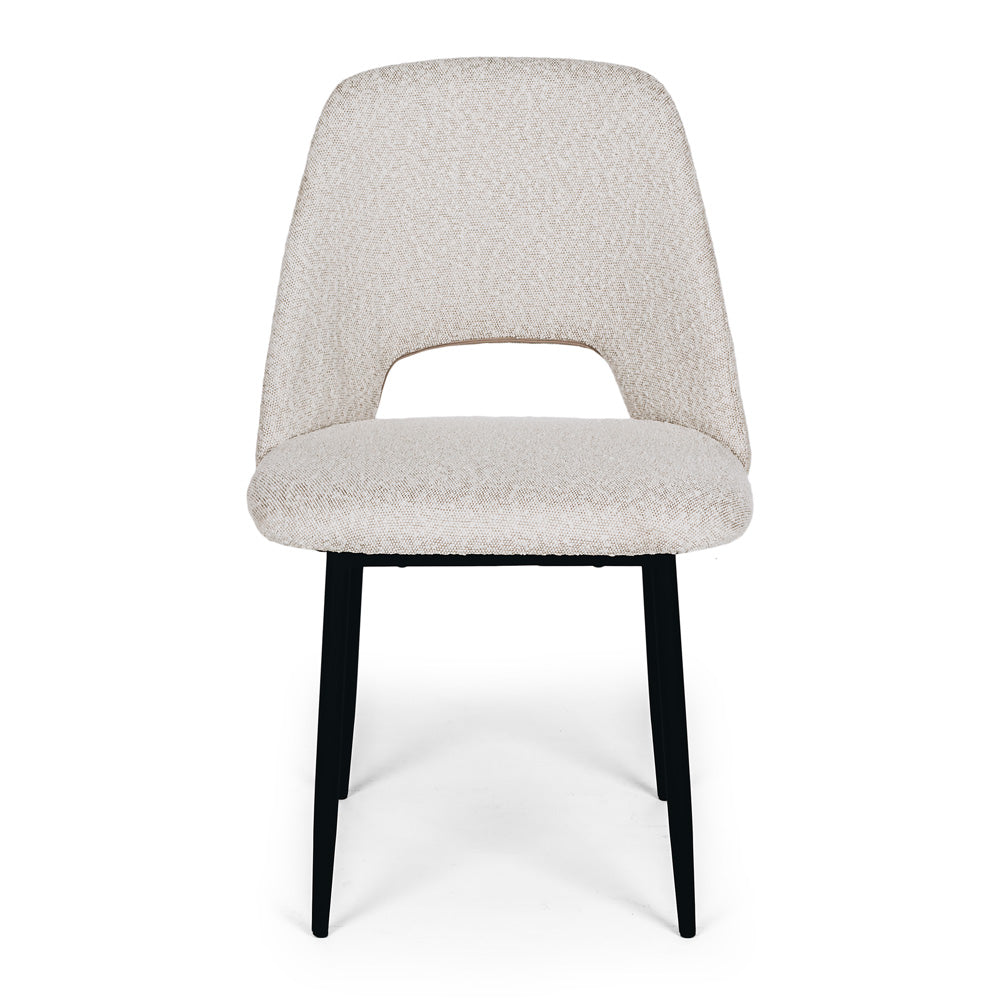 CINDERELLA BOUCLE DINING CHAIR