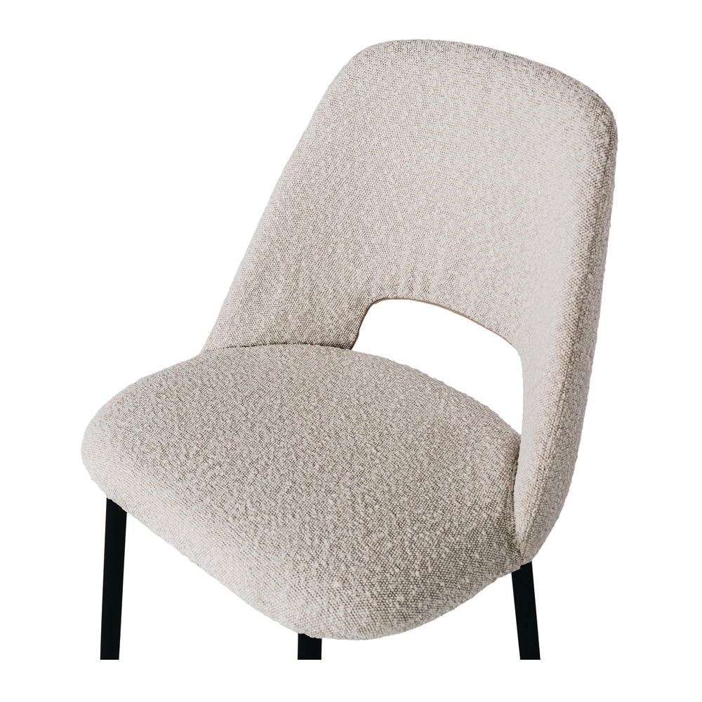 CINDERELLA BOUCLE DINING CHAIR