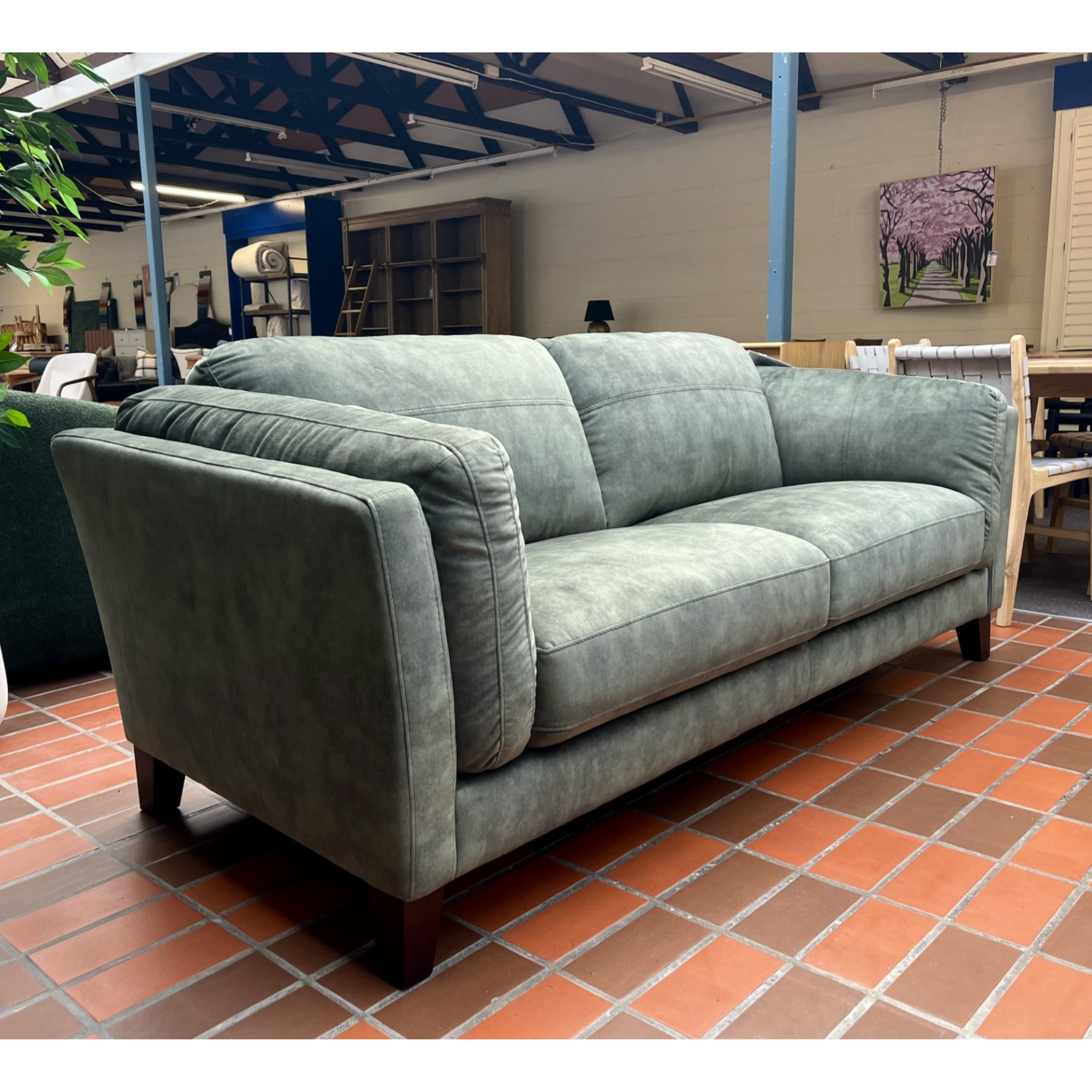DEMARO 3 + 2 SEATER LOUNGE SUITE | GREEN