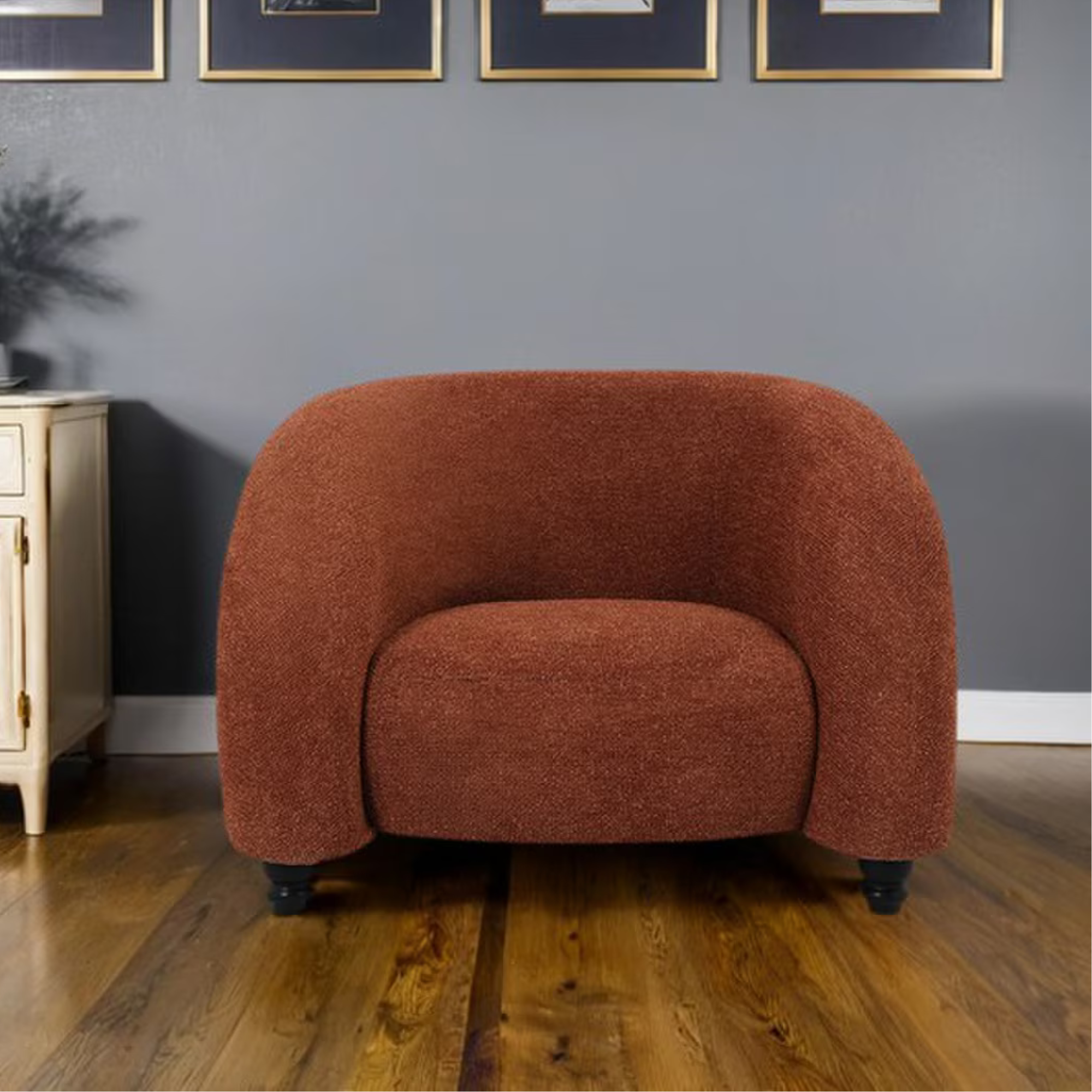 DENVER OCCASIONAL CHAIR | RUST