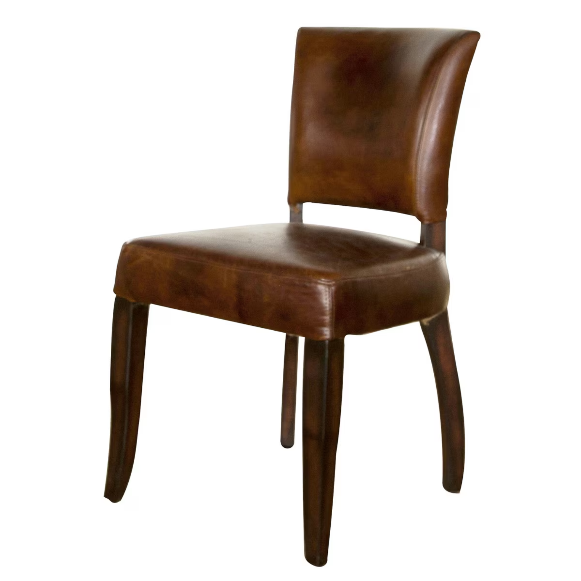 Derringer Leather Dining Chair | Cigar