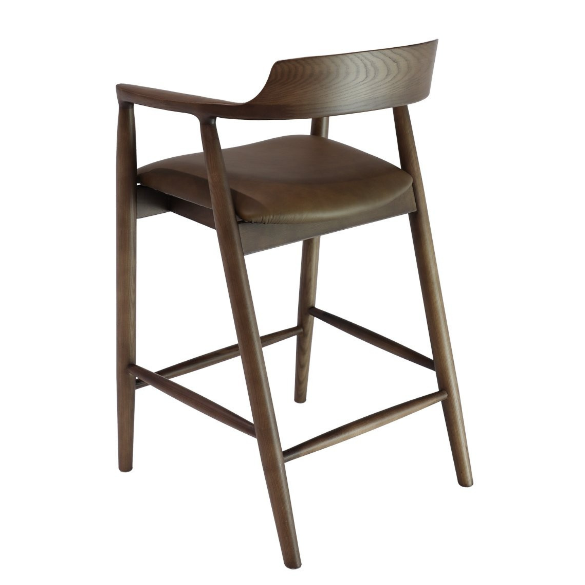 EALING BARSTOOL | BROWN LEATHER