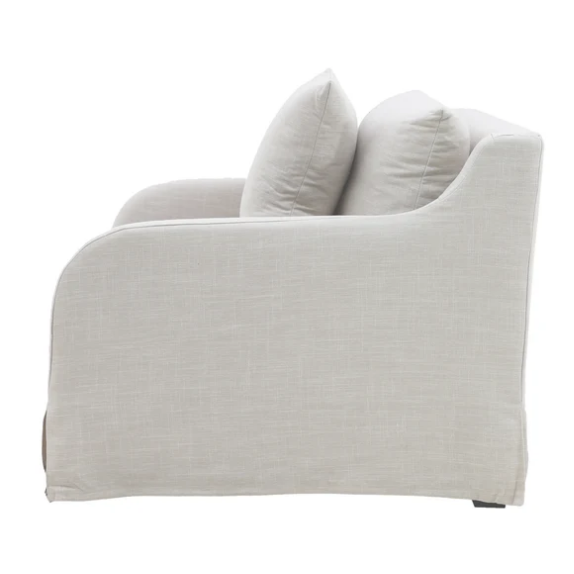 Eden Slipcover Armchair | Pearl Oat