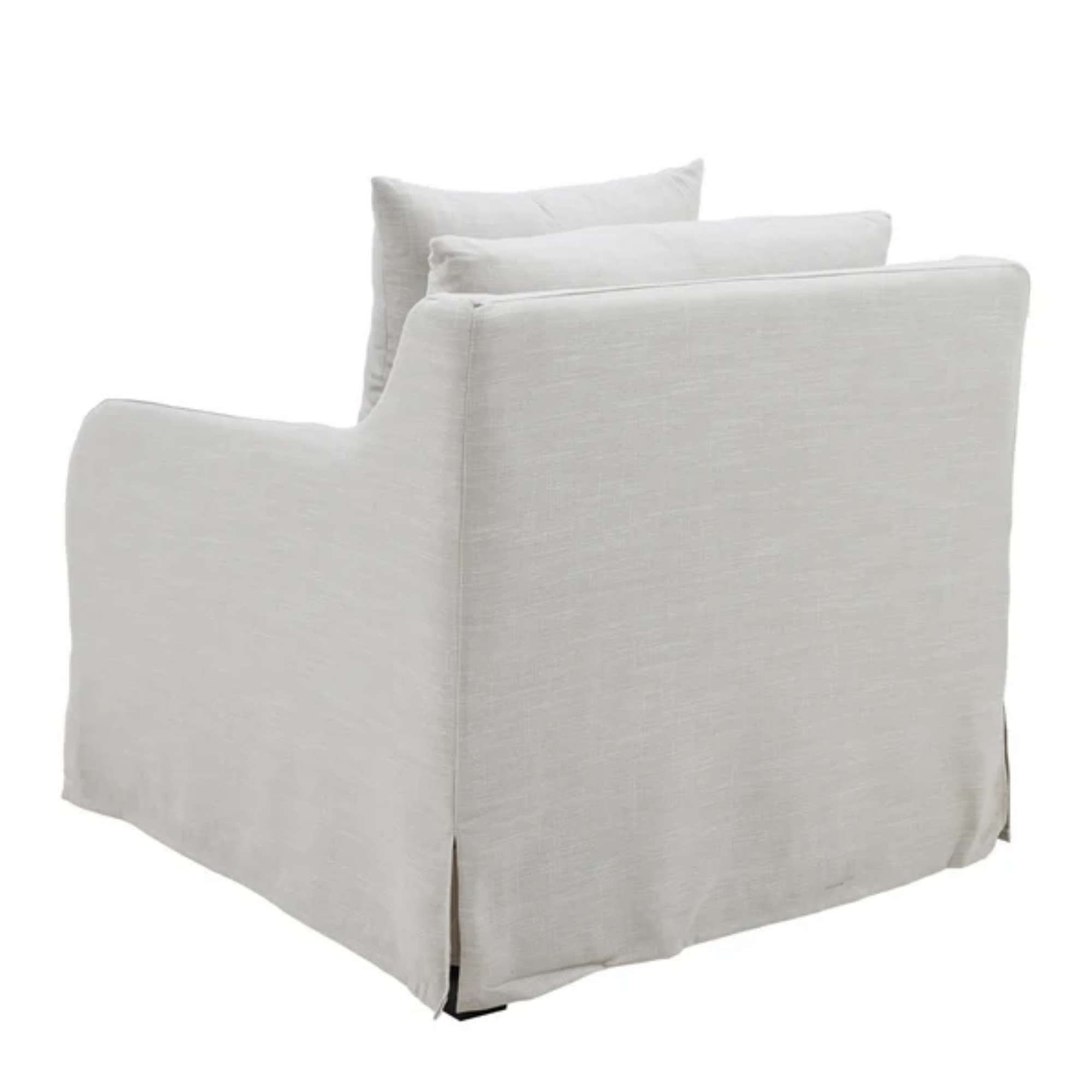 Eden Slipcover Armchair | Pearl Oat