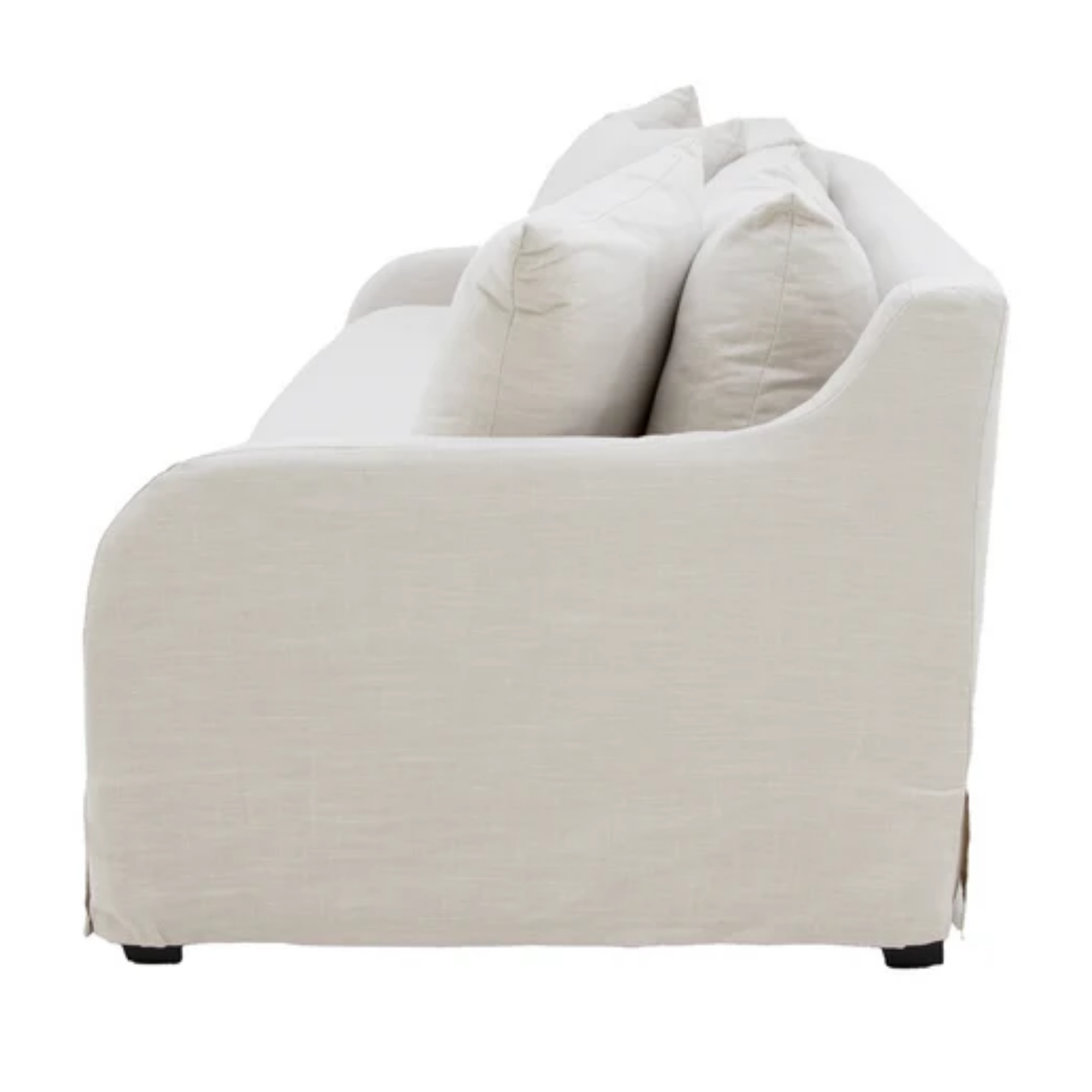 Eden 3 Seater Slipcover Sofa | Pearl Oat