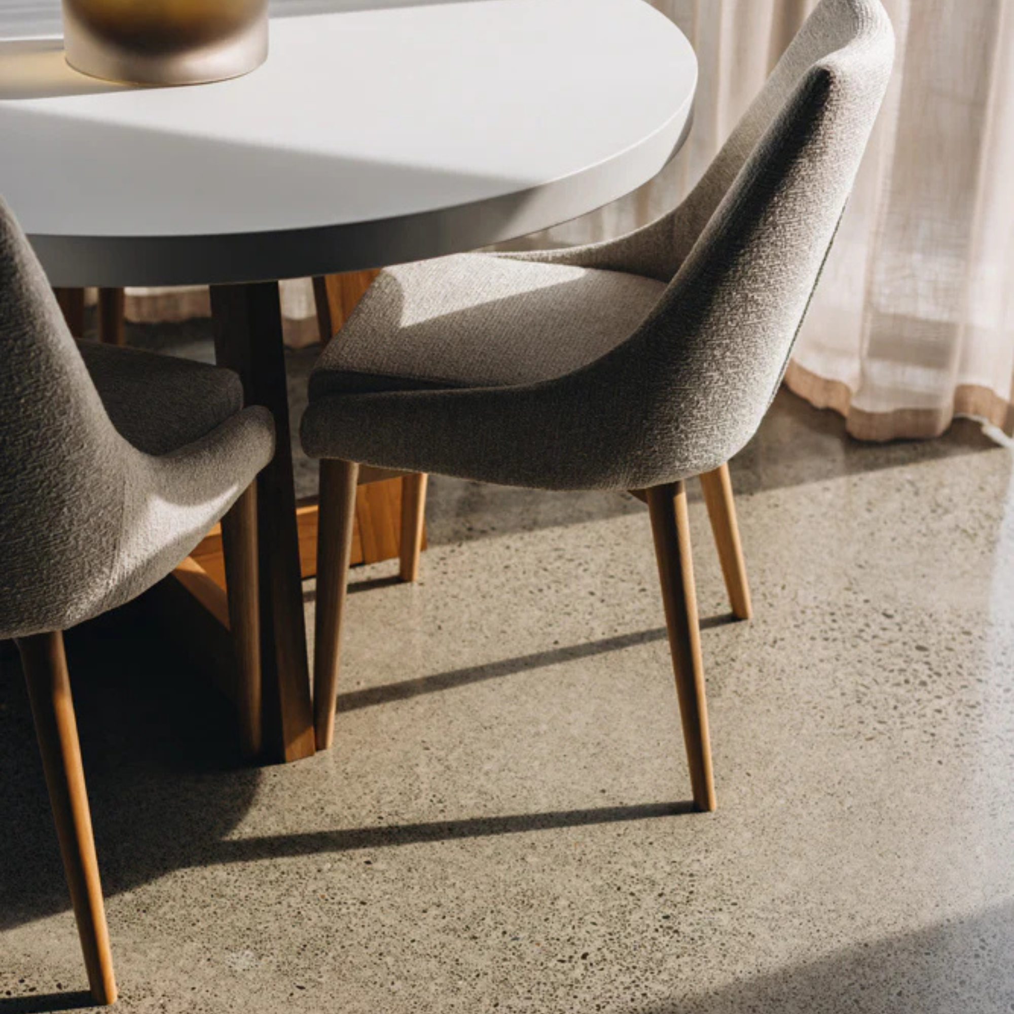 EVA DINING CHAIR | GREY MIST