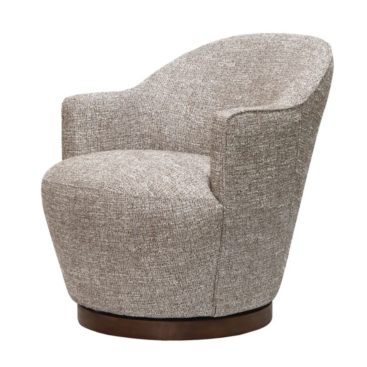 Ferguson Swivel Chair | Mid Brown