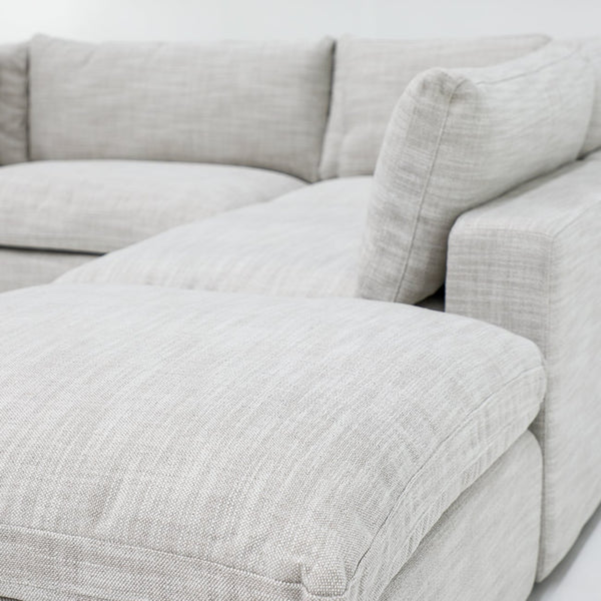 Float Modular 5 Piece Lounge Suite | Grounded Limestone