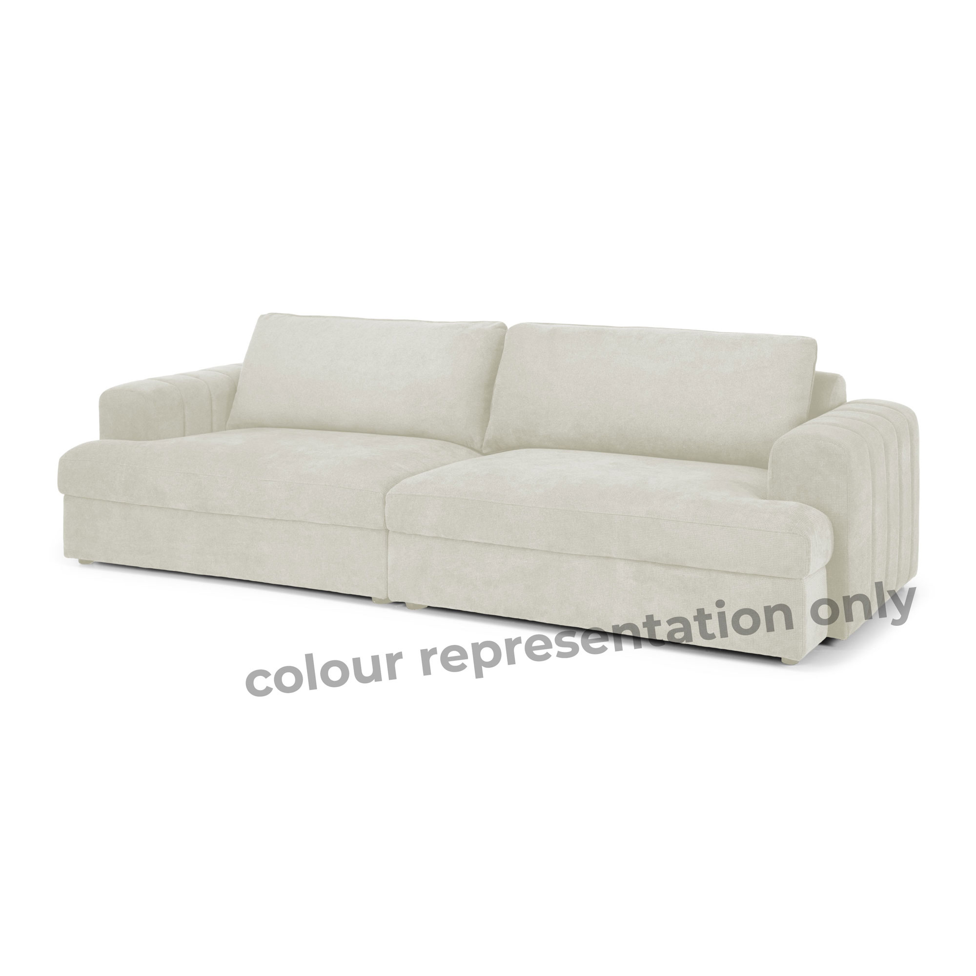 GOTTO 4 SEATER SOFA | SEA FOG