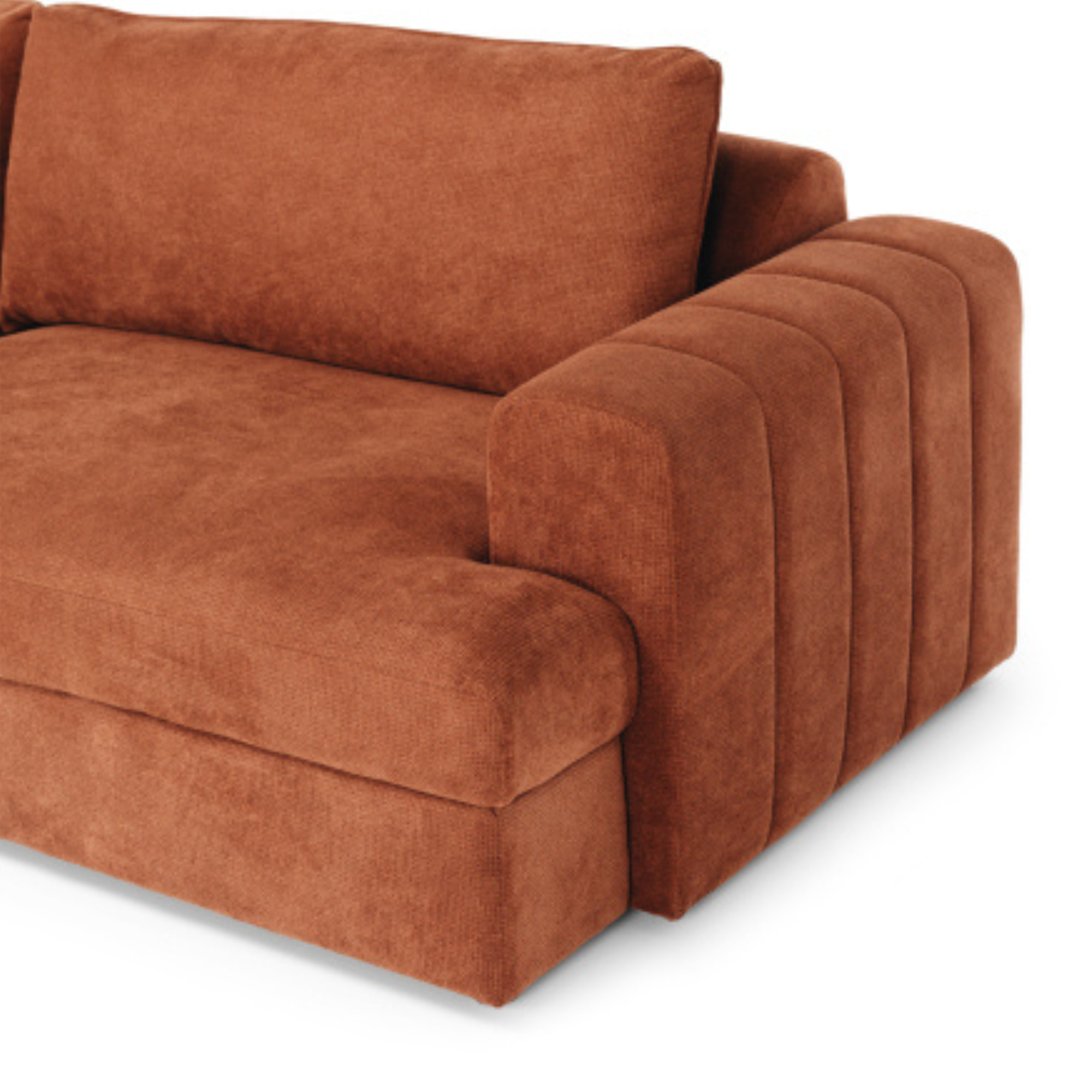 GOTTO 4 SEATER SOFA | CARAMEL