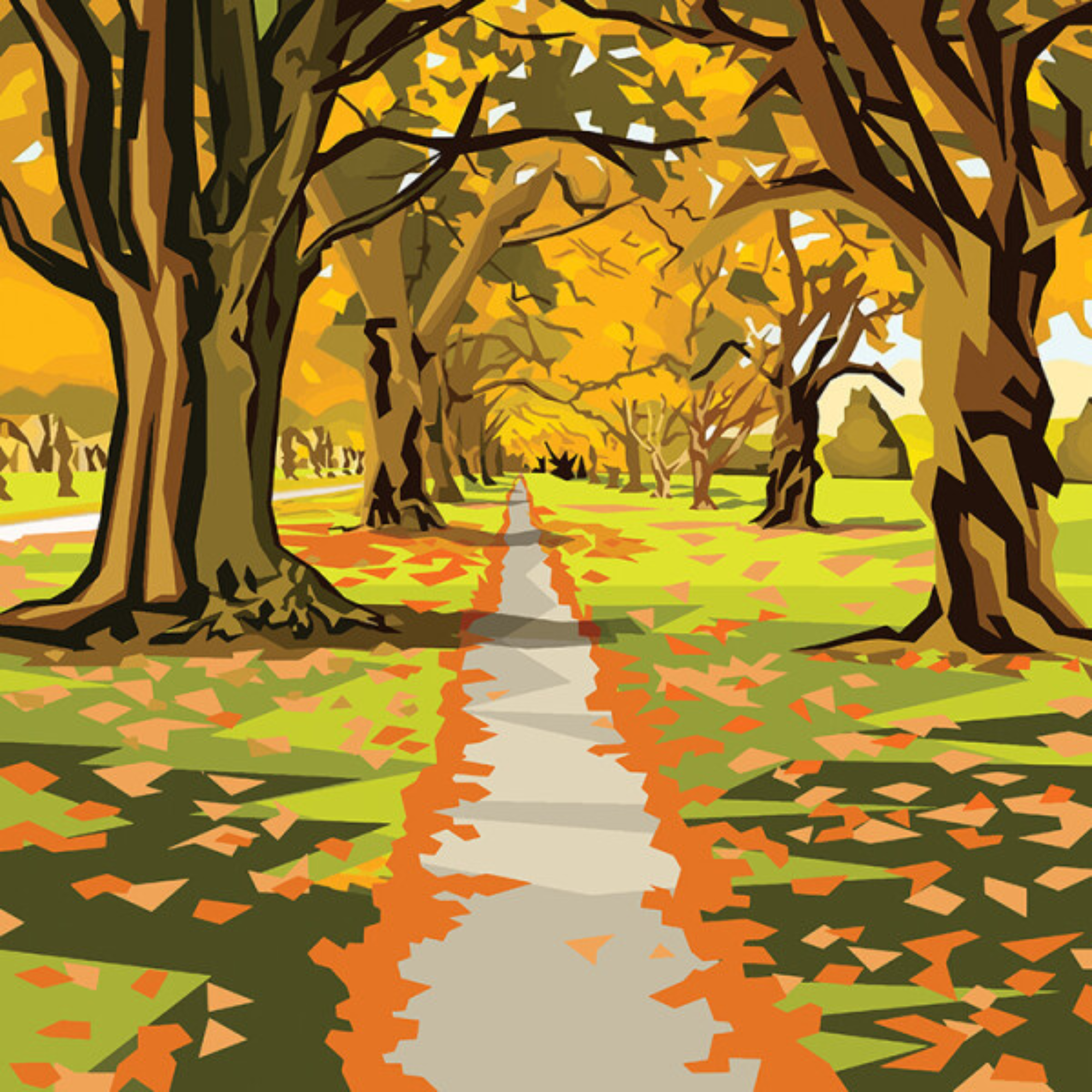 HAGLEY PARK, CHRISTCHURCH | CANVAS STRETCHED READY TO HANG | IRA MITCHELL  | NZ MADE