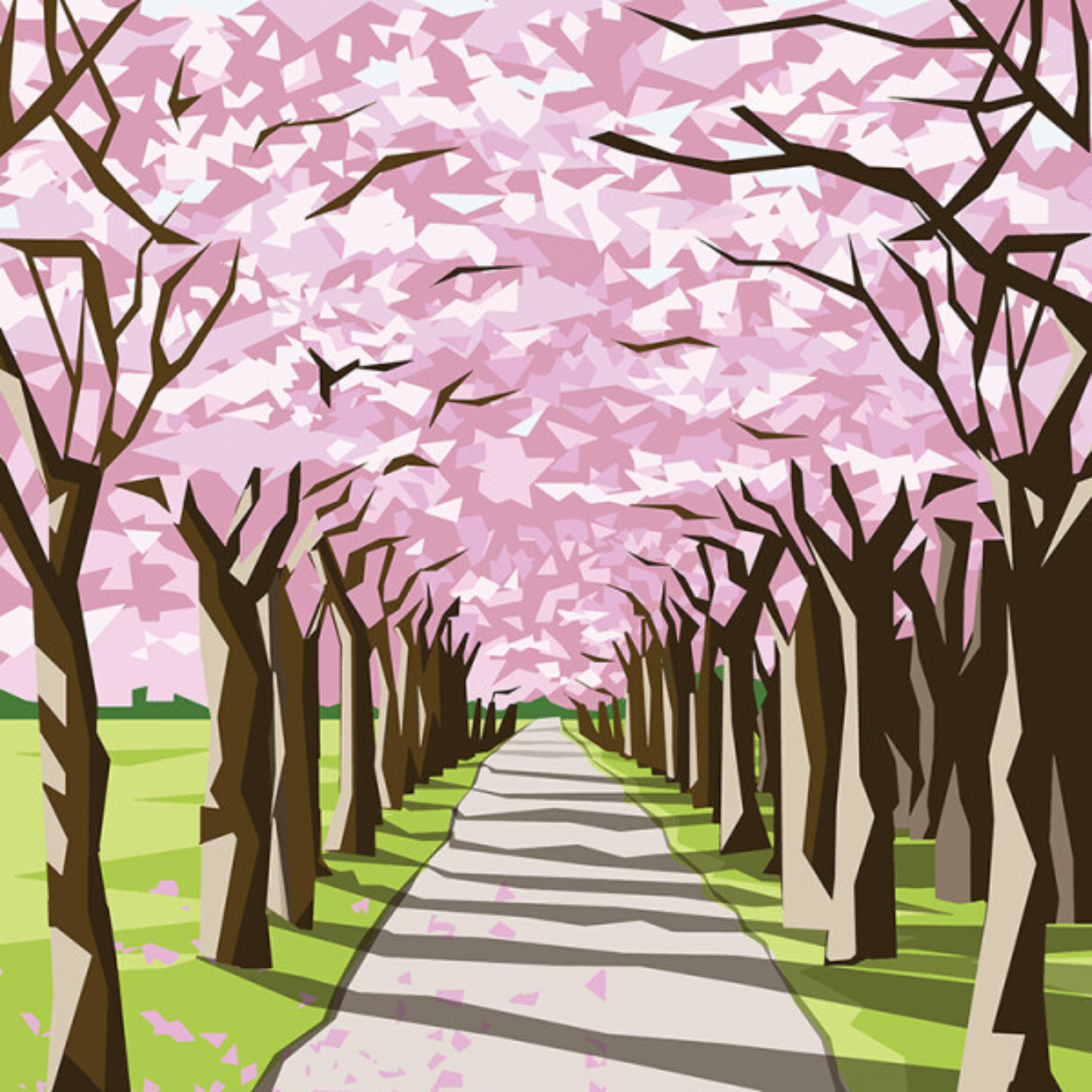 HAGLEY BLOSSOM | CANVAS STRETCHED READY TO HANG | IRA MITCHELL  | NZ MADE