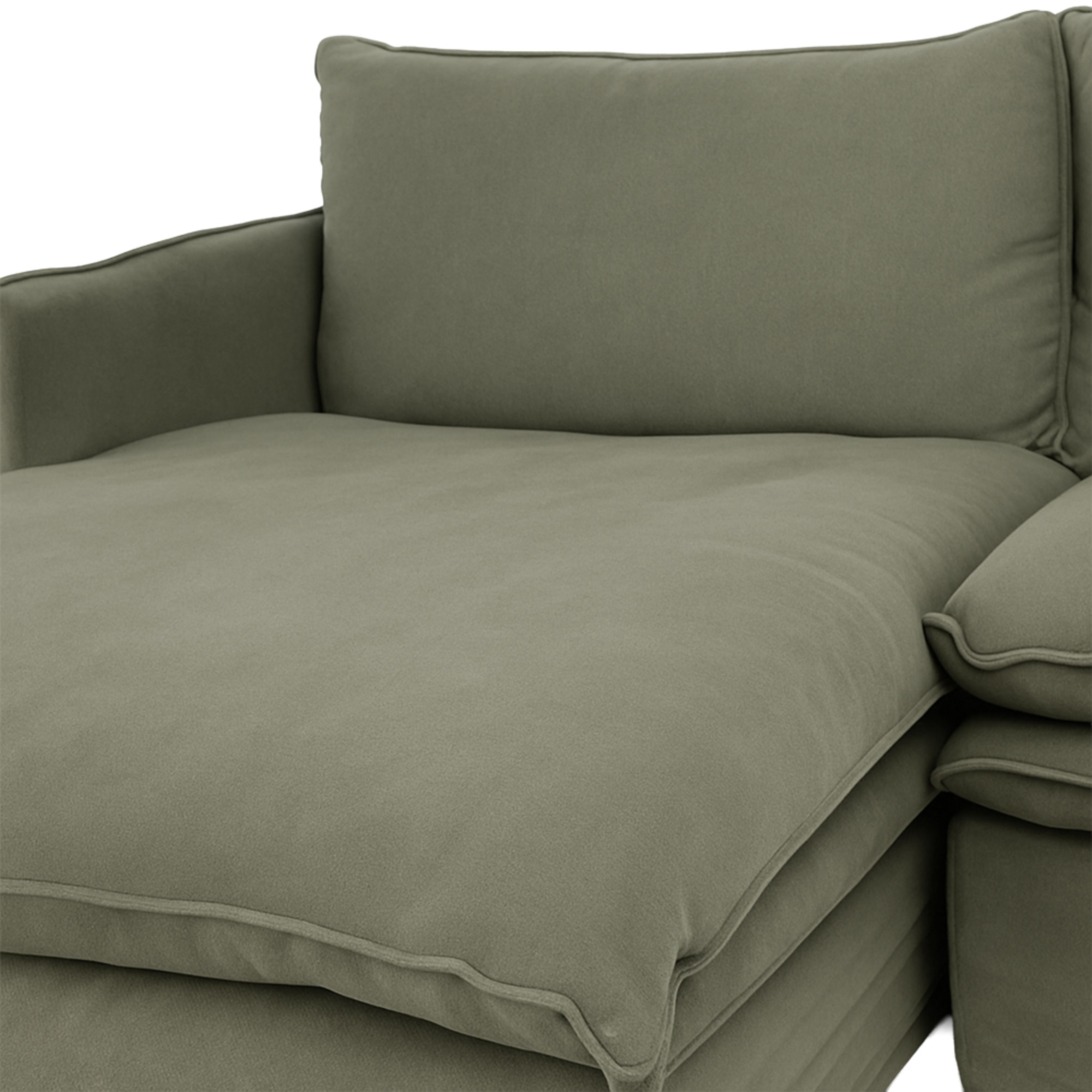 HAMILTON 3 SEATER LHF CHAISE | KHAKI
