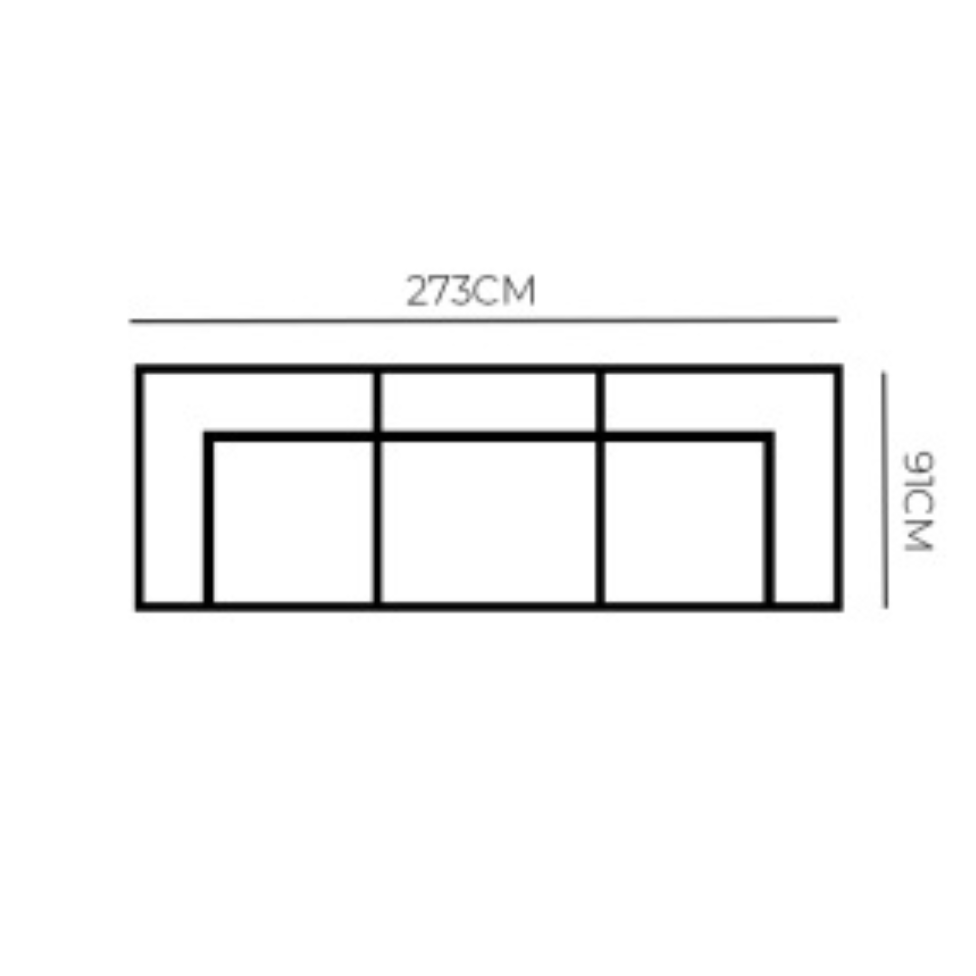 HARMONY 3 SEATER MODULAR SOFA | SAND
