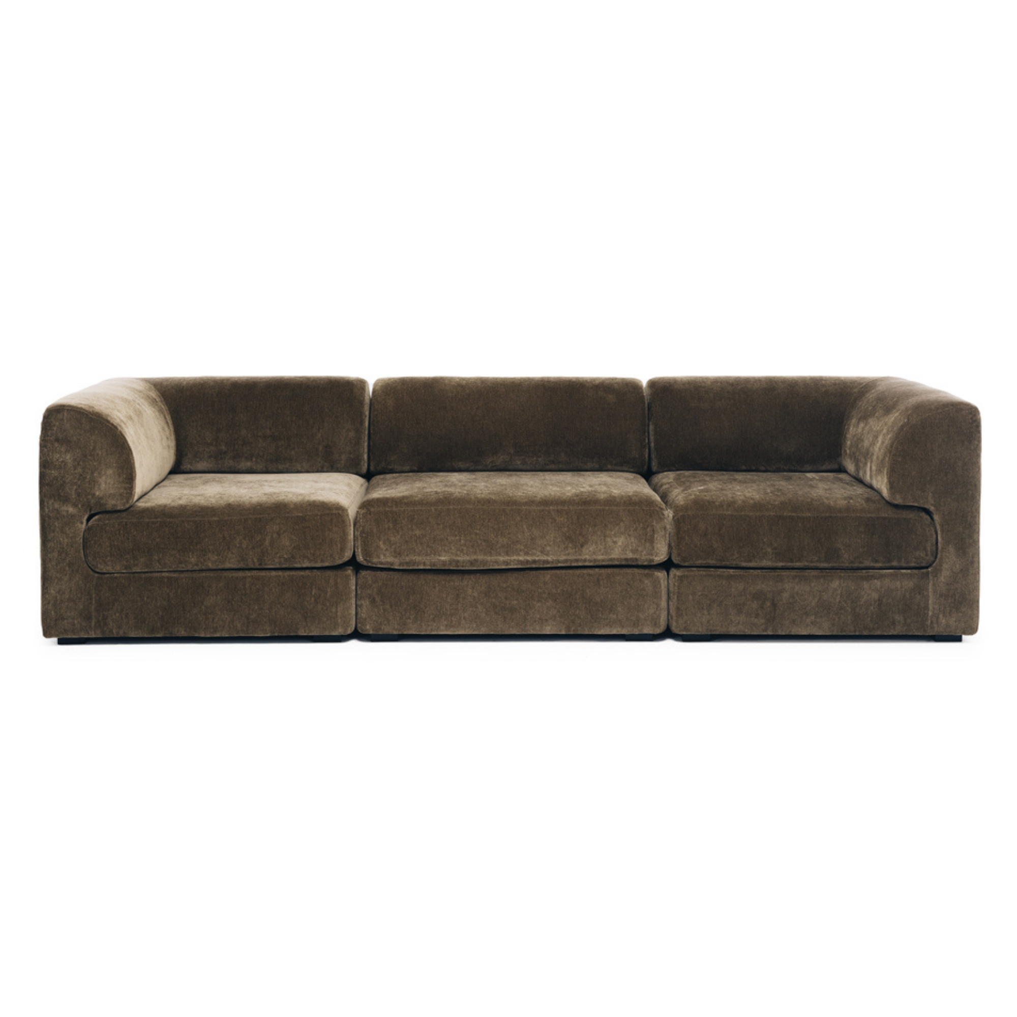 HARMONY 3 SEATER MODULAR SOFA | OLIVE