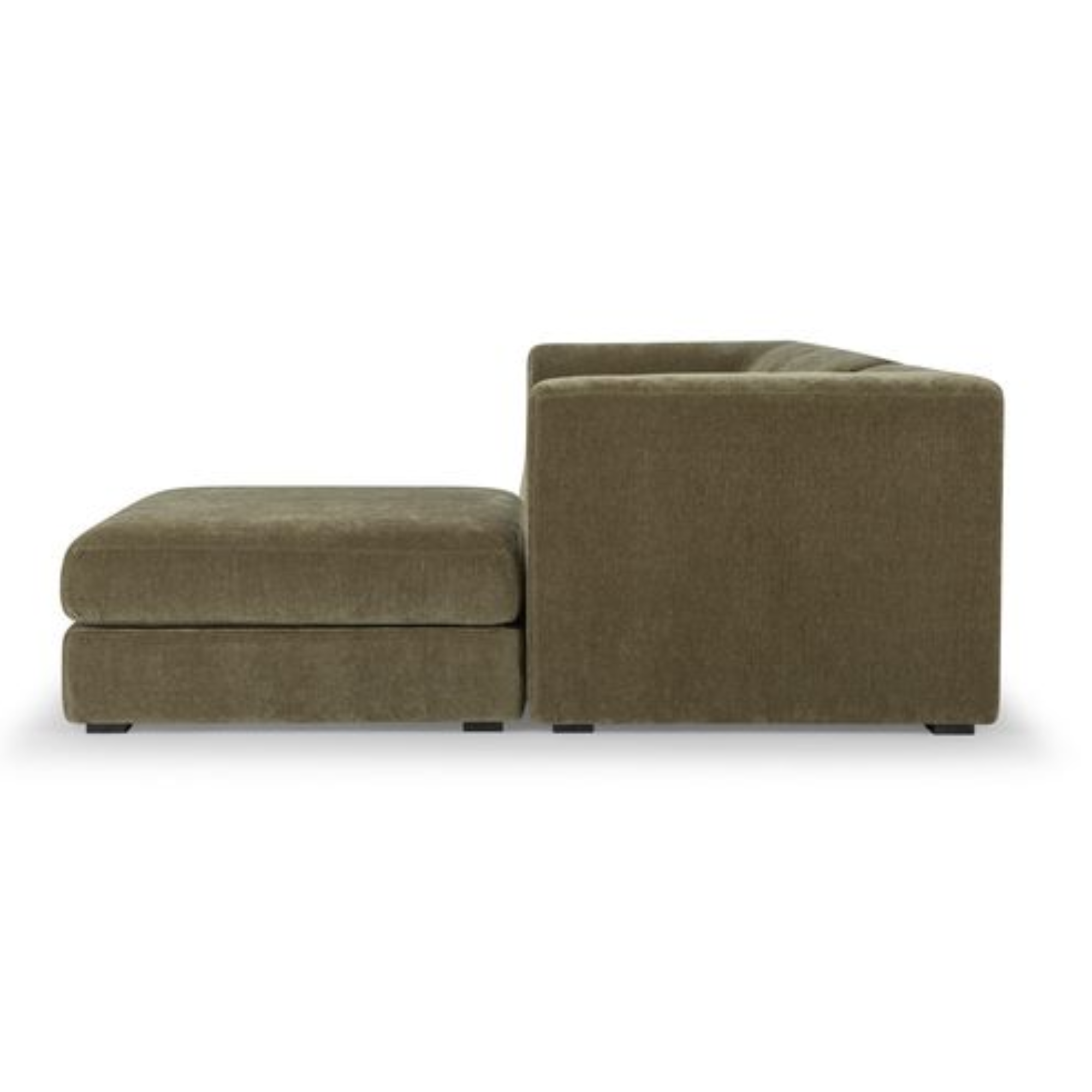 HARMONY 3 SEATER MODULAR CHAISE | OLIVE