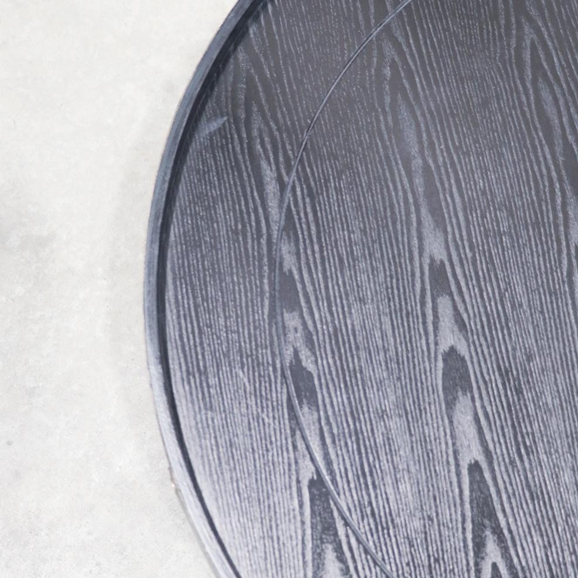 Haywood Oval Coffee Table | Black Ash