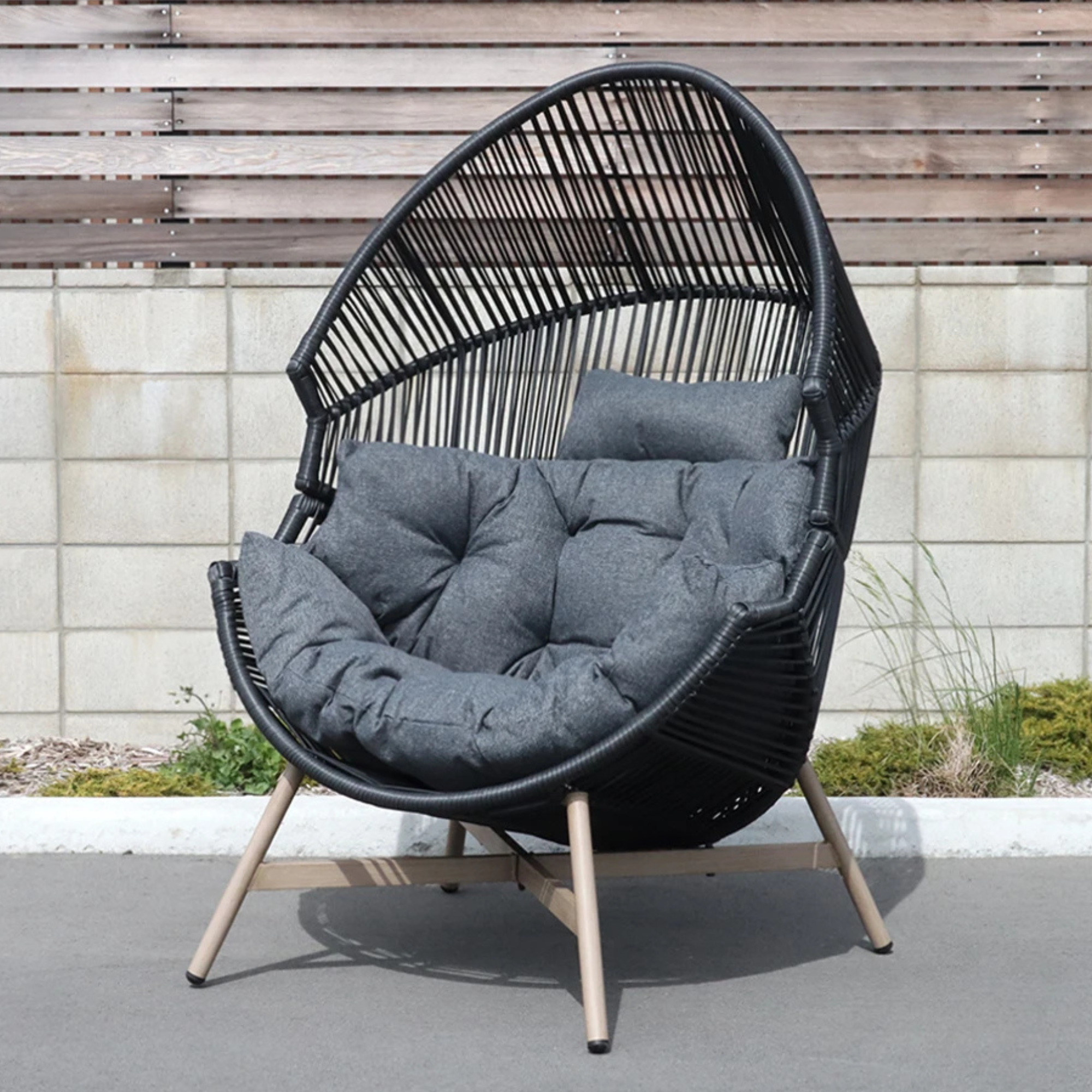 HELSINKI SINGLE EGG CHAIR | OUTDOOR