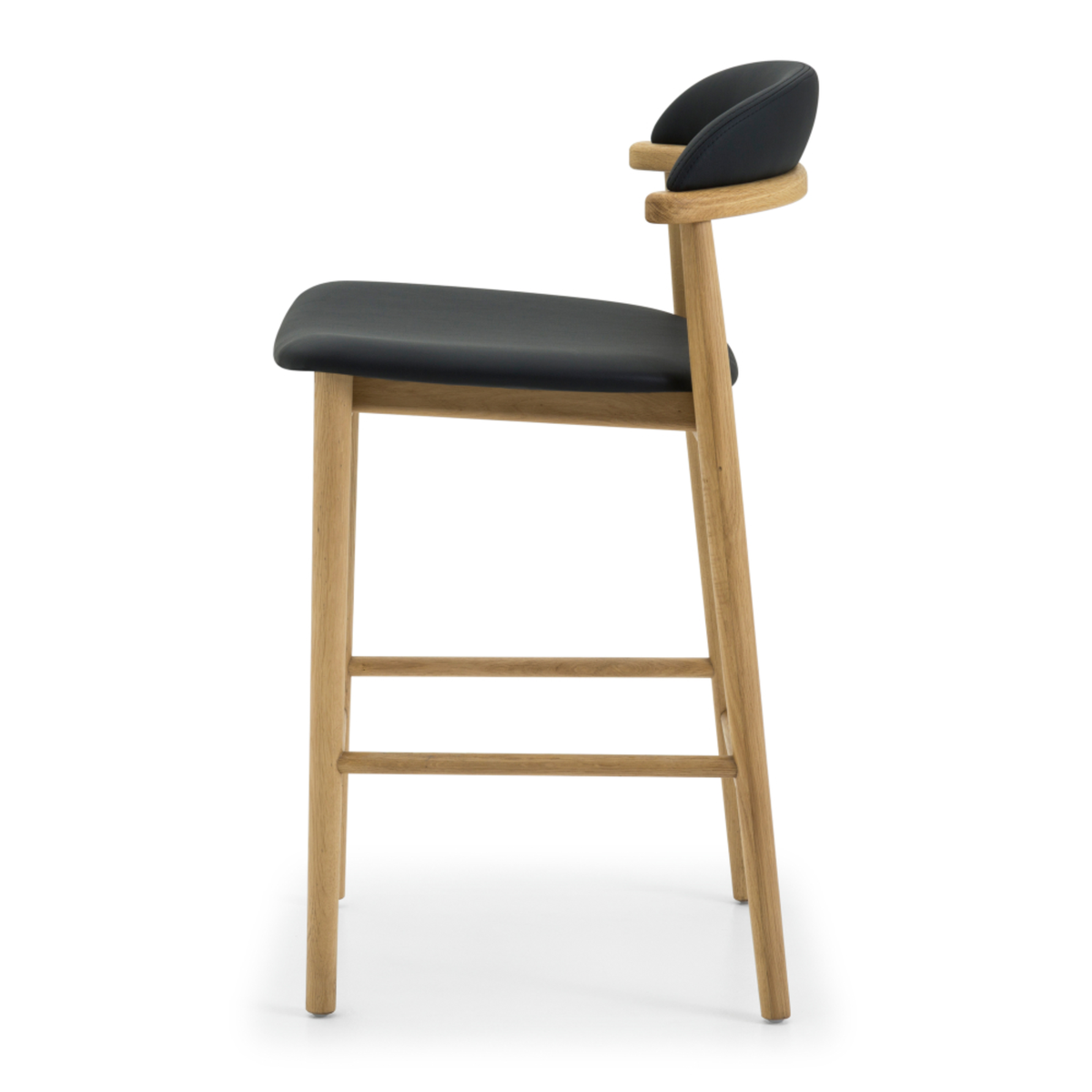 Hopper Bar Stool | Black