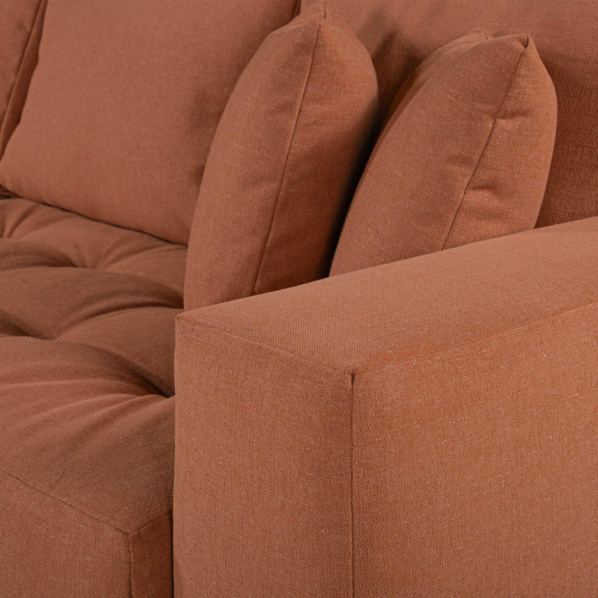 HUGO 3 SEATER CHAISE | SUNBURN