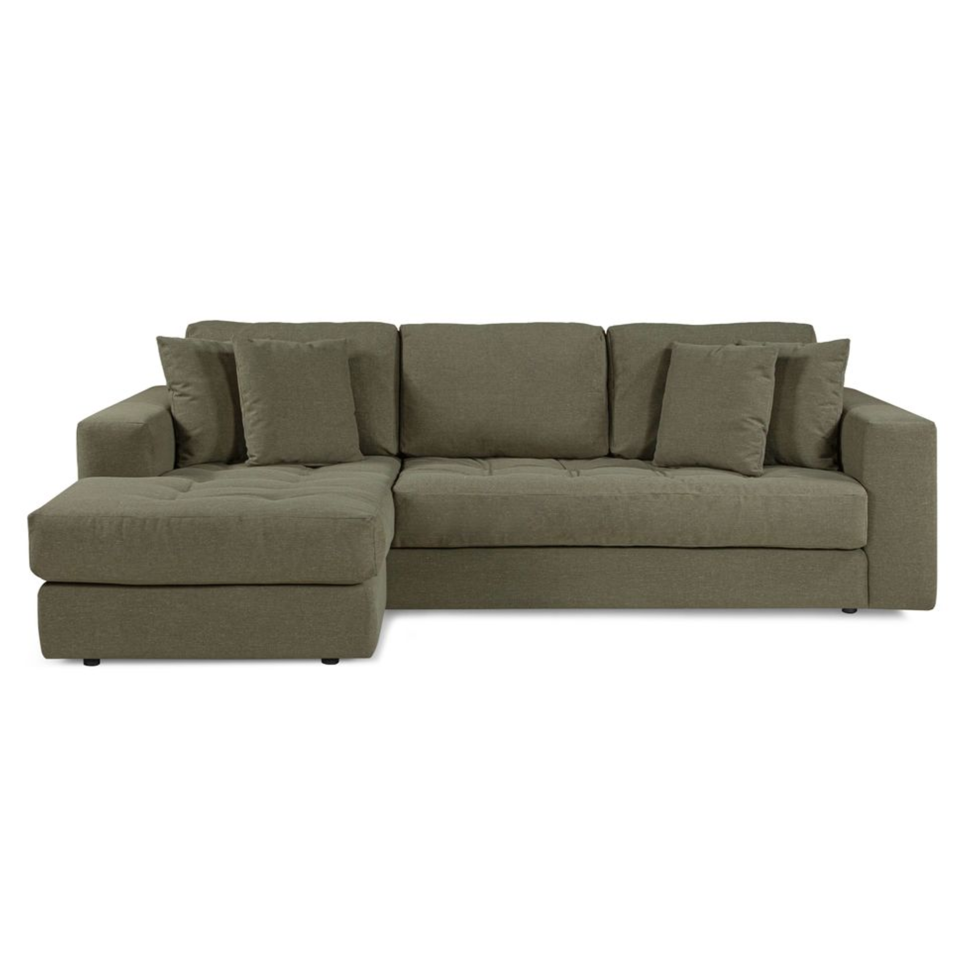 HUGO 3 SEATER CHAISE | PESTO