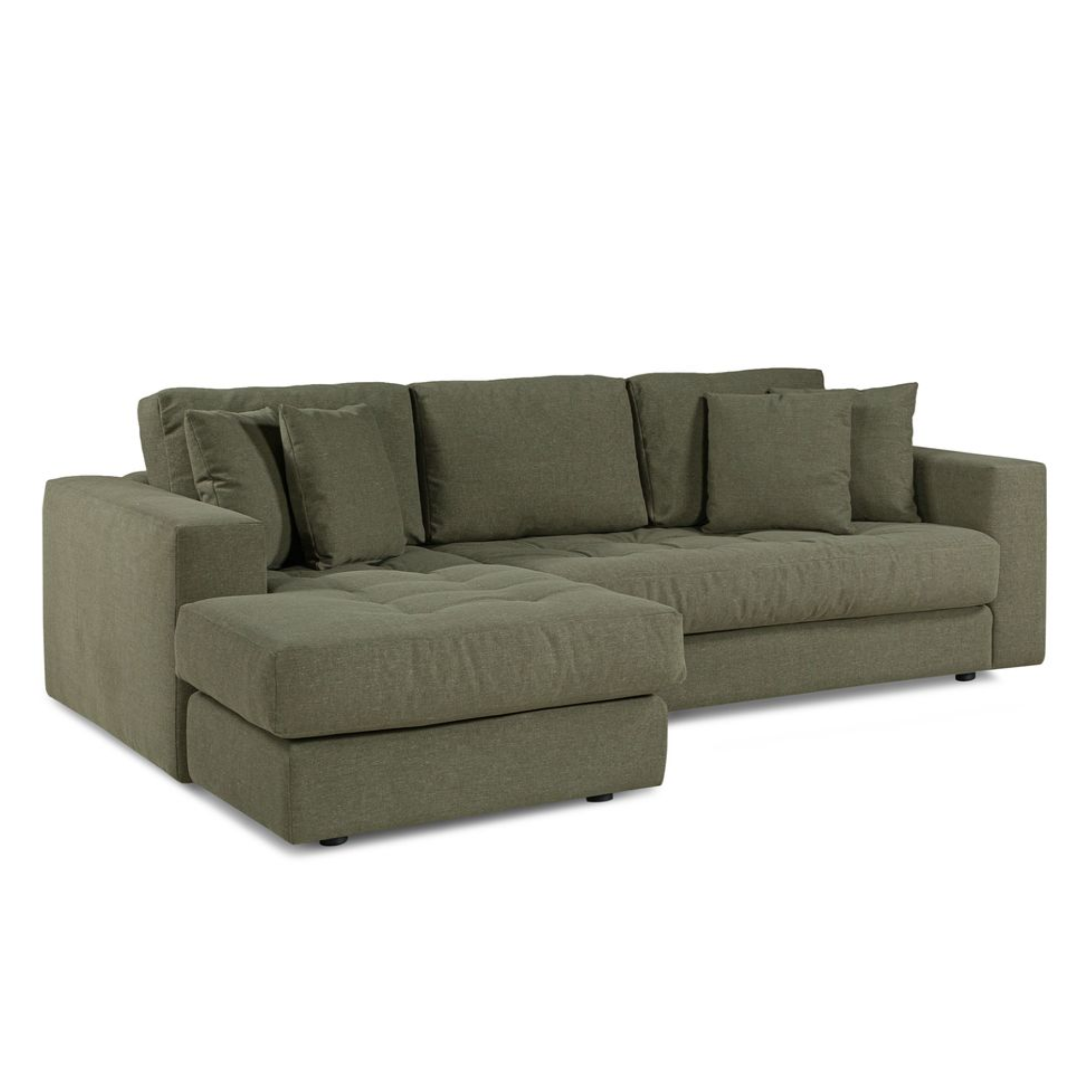 HUGO 3 SEATER CHAISE | PESTO
