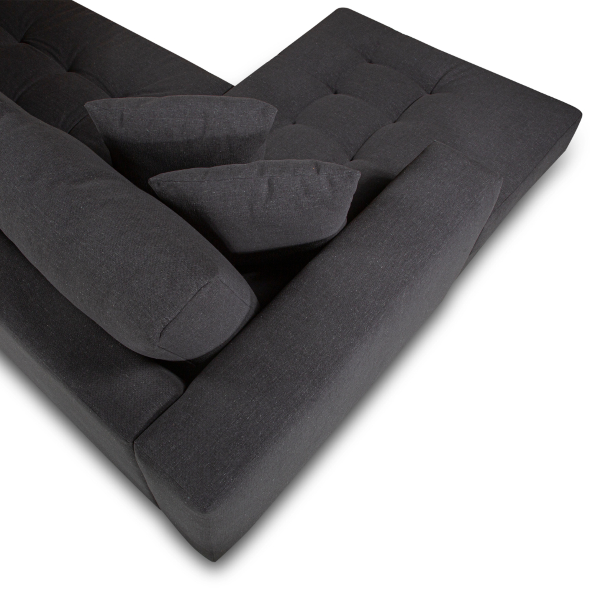 HUGO 3 SEATER CHAISE | SHADOW