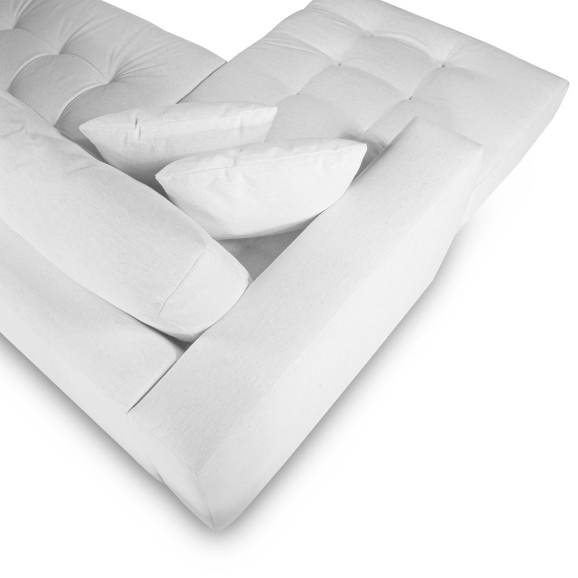 HUGO 3 SEATER CHAISE | SPECKLE WHITE